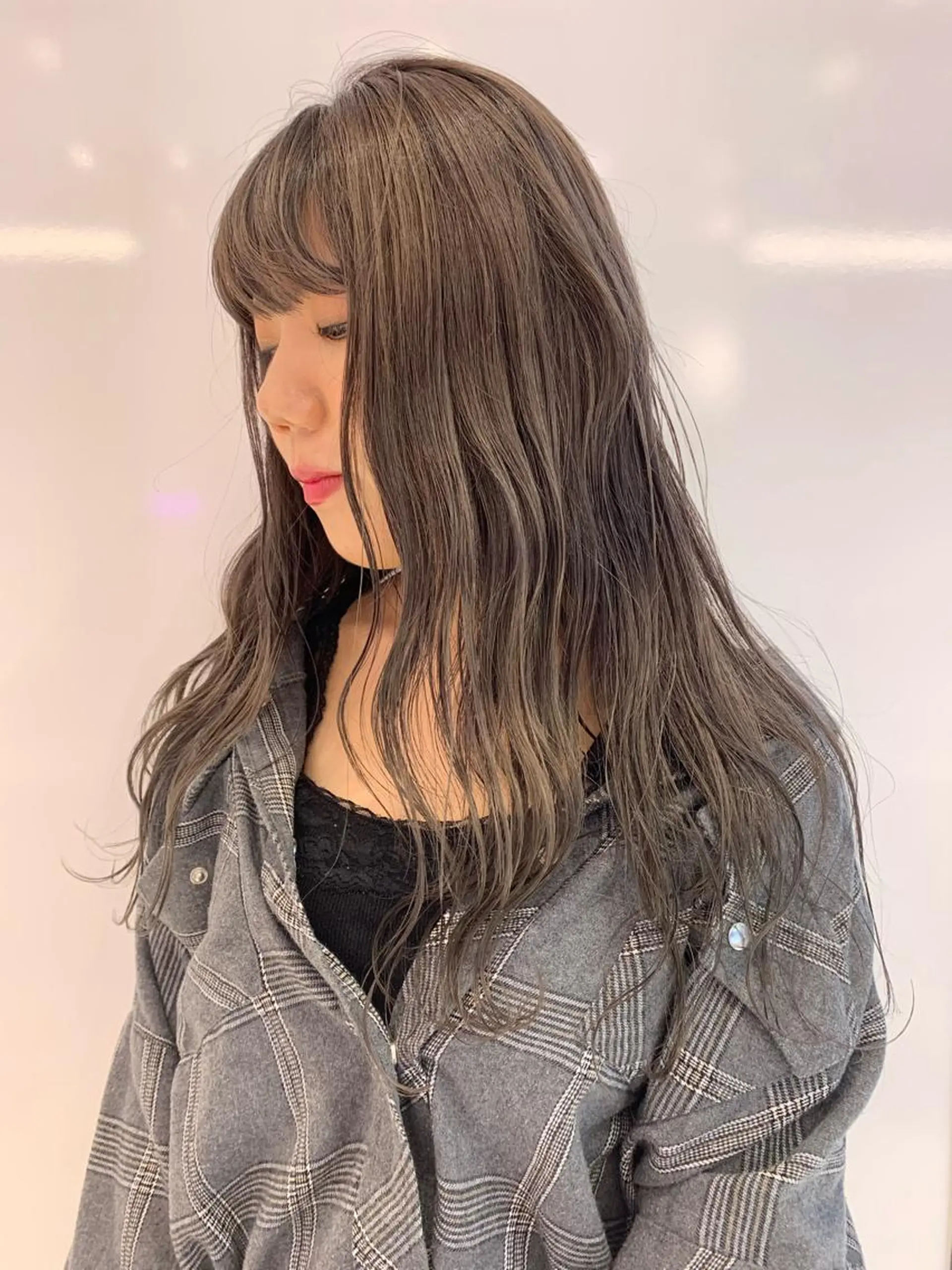 ロング ハッシュカット/ハイ トーン/MANAMIのヘアスタイル