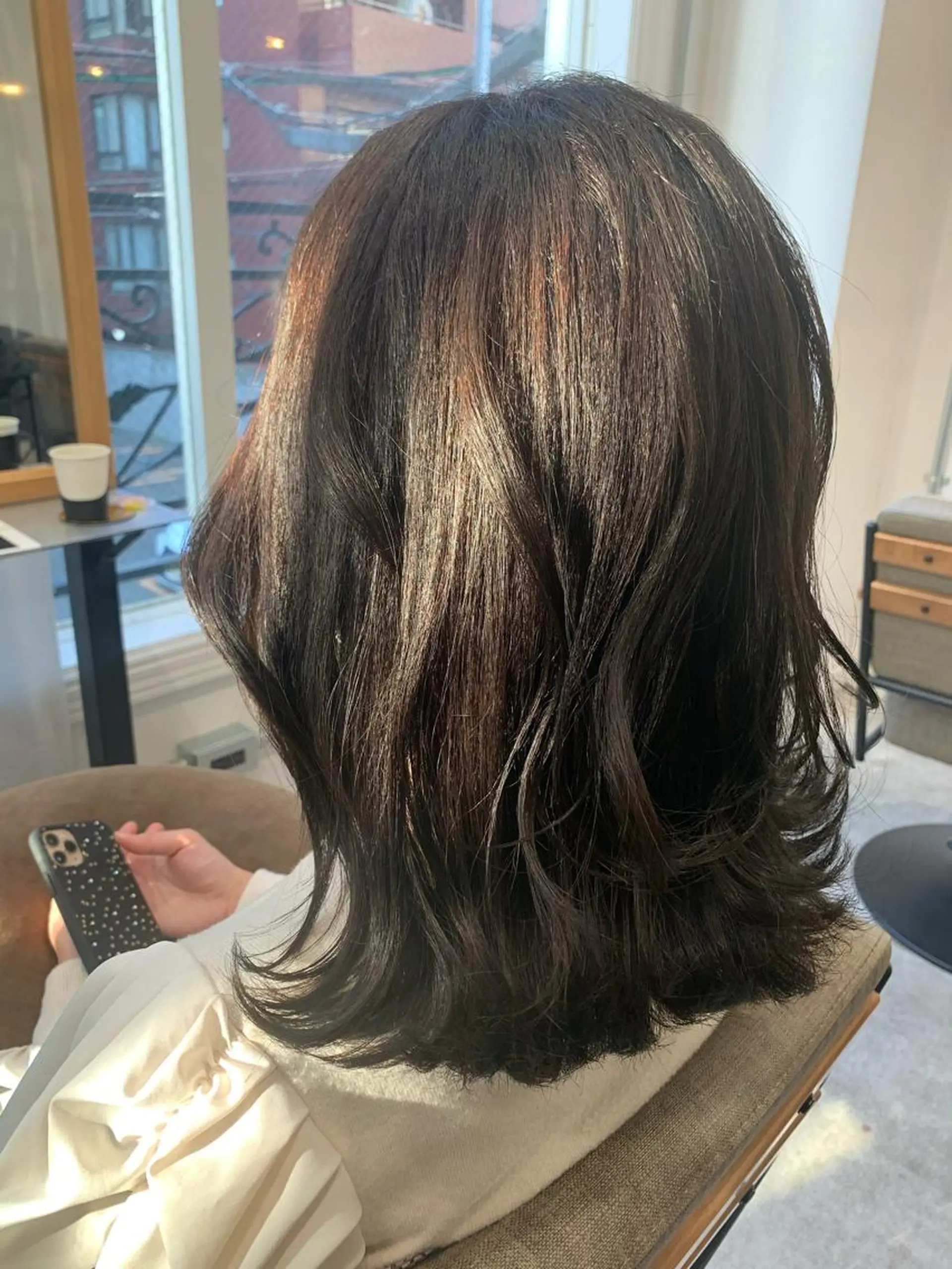 セミロング カラー カット ヘアカラー トリートメント AMI🎀韓国ヘア keshiki大名のヘアスタイル