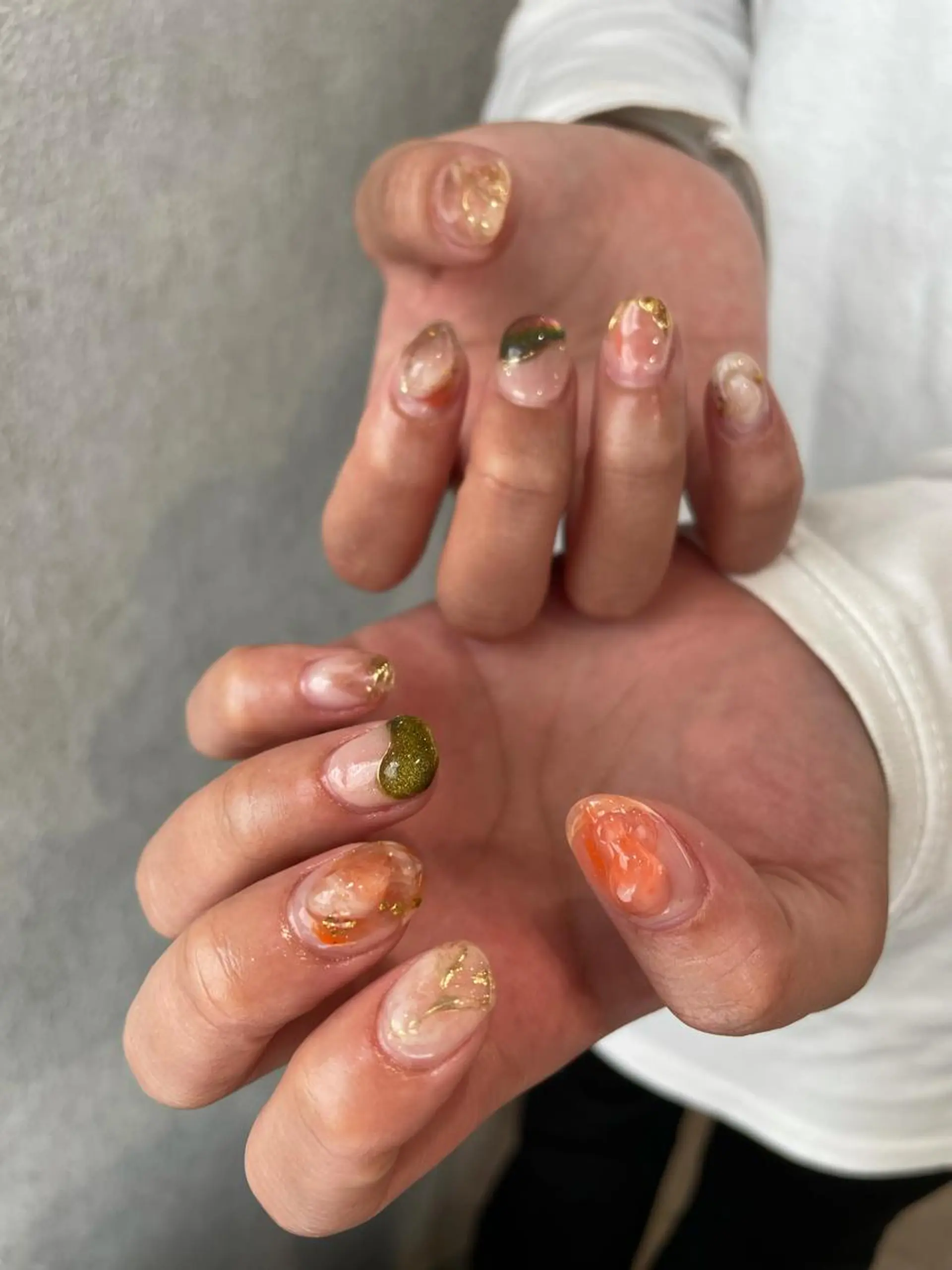ネイル ハンドネイル ナチュラル透明感🌱 小山美樹子のヘアスタイル