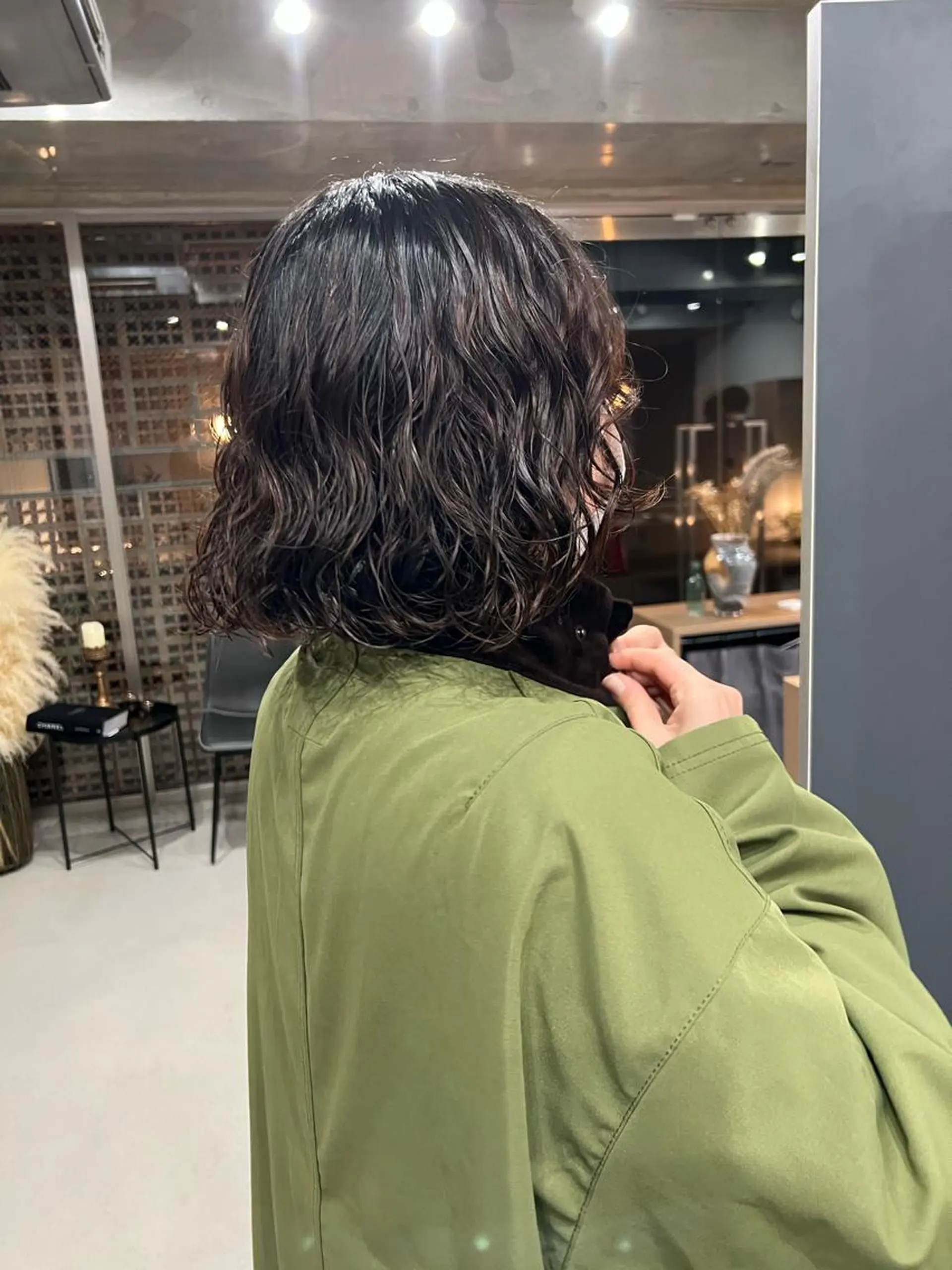 ショート パーマ ボブパーマコテ巻き風 パーマNo1深江秀平のヘアスタイル