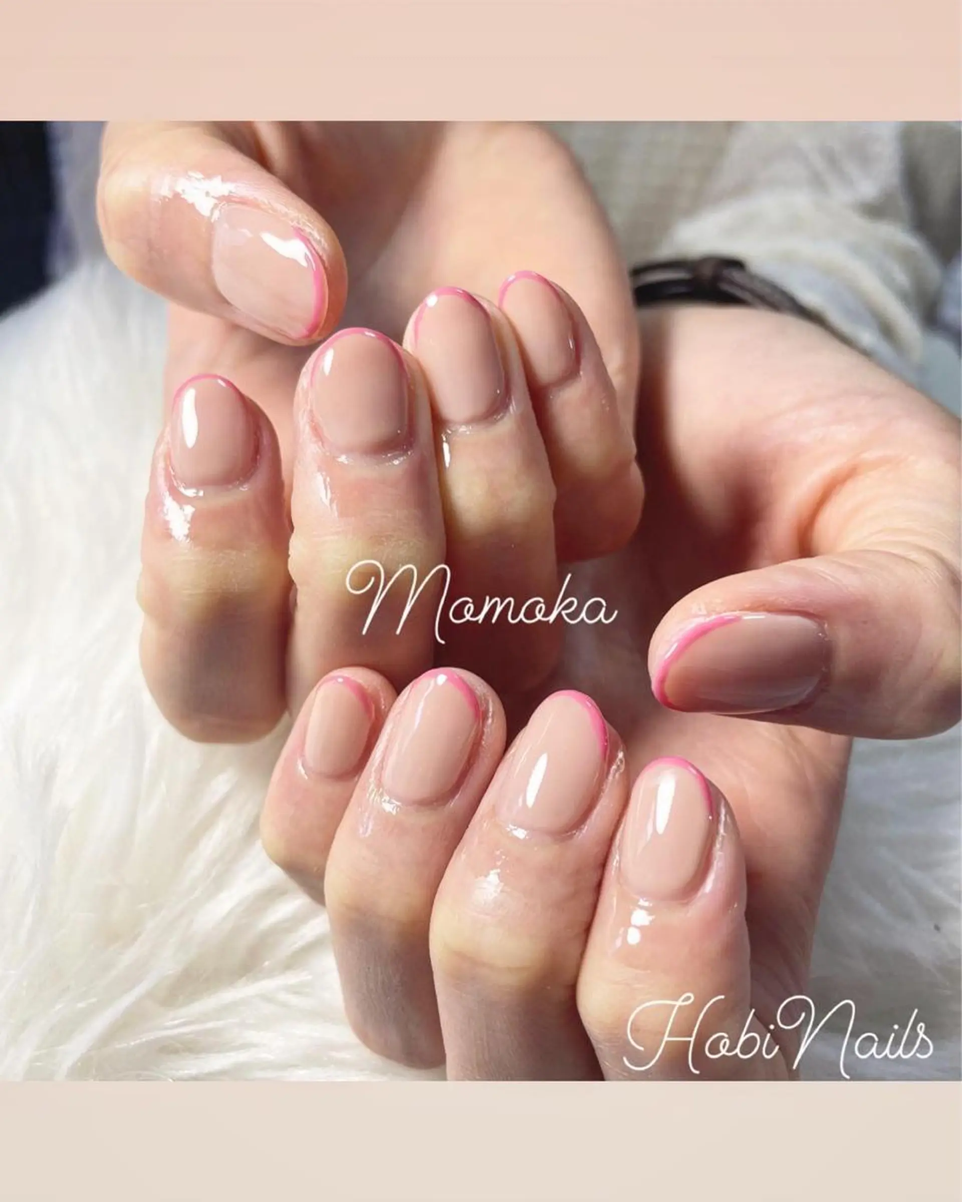 ネイル フレンチネイル momoka_nails所属・Momo Nailsのネイルデザイン