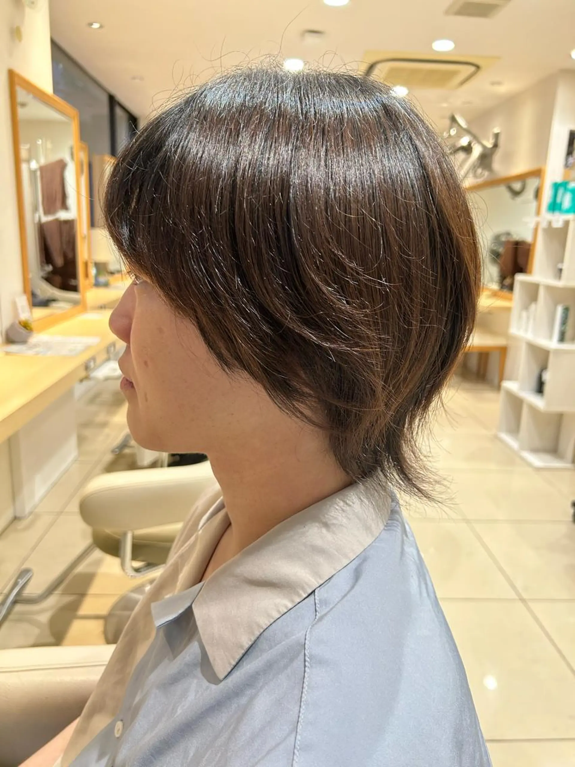 ミディアム メンズ 大谷 優馬のヘアスタイル