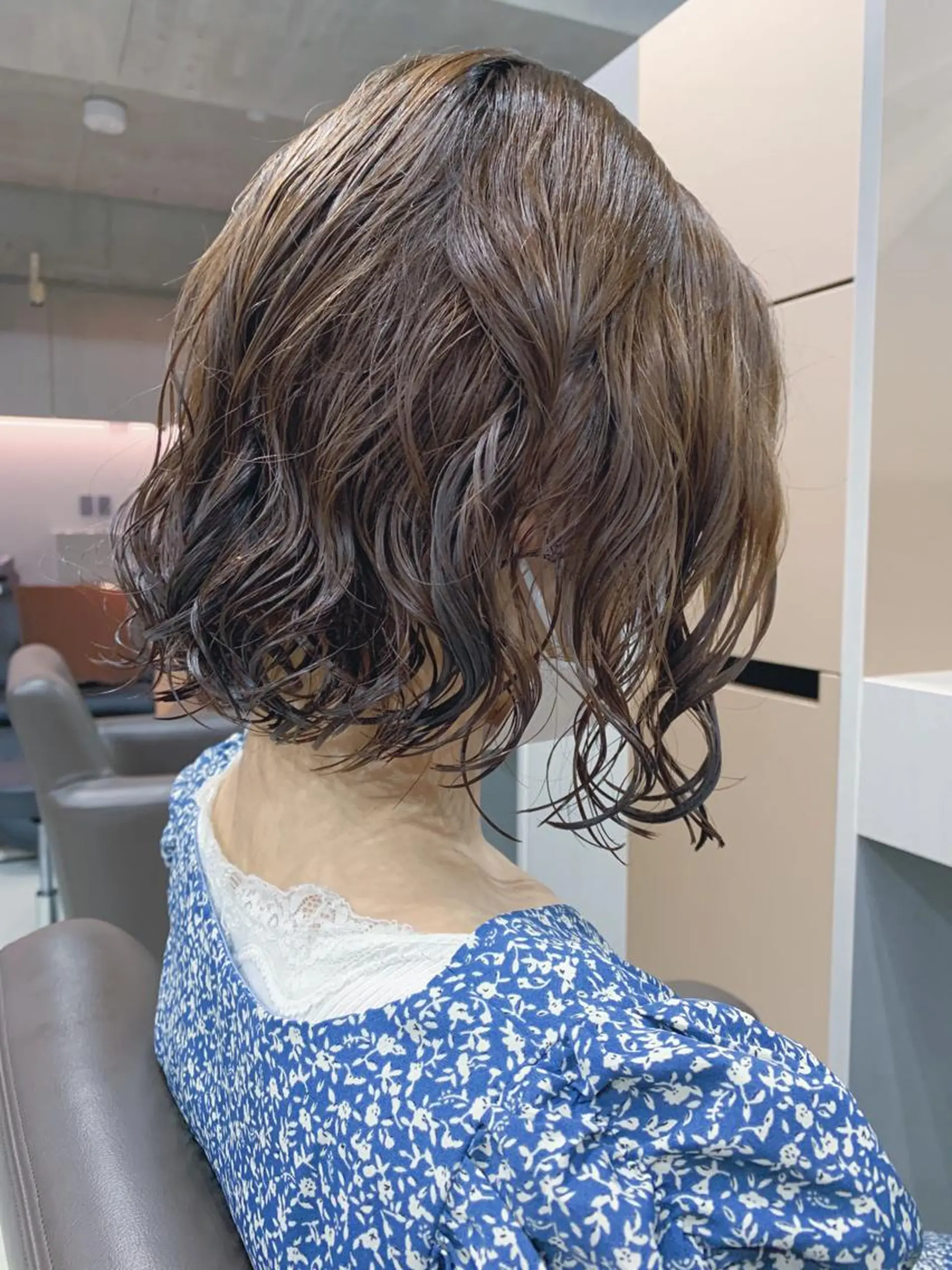 パーマ ボブパーマコテ巻き風 パーマNo1深江秀平のヘアスタイル