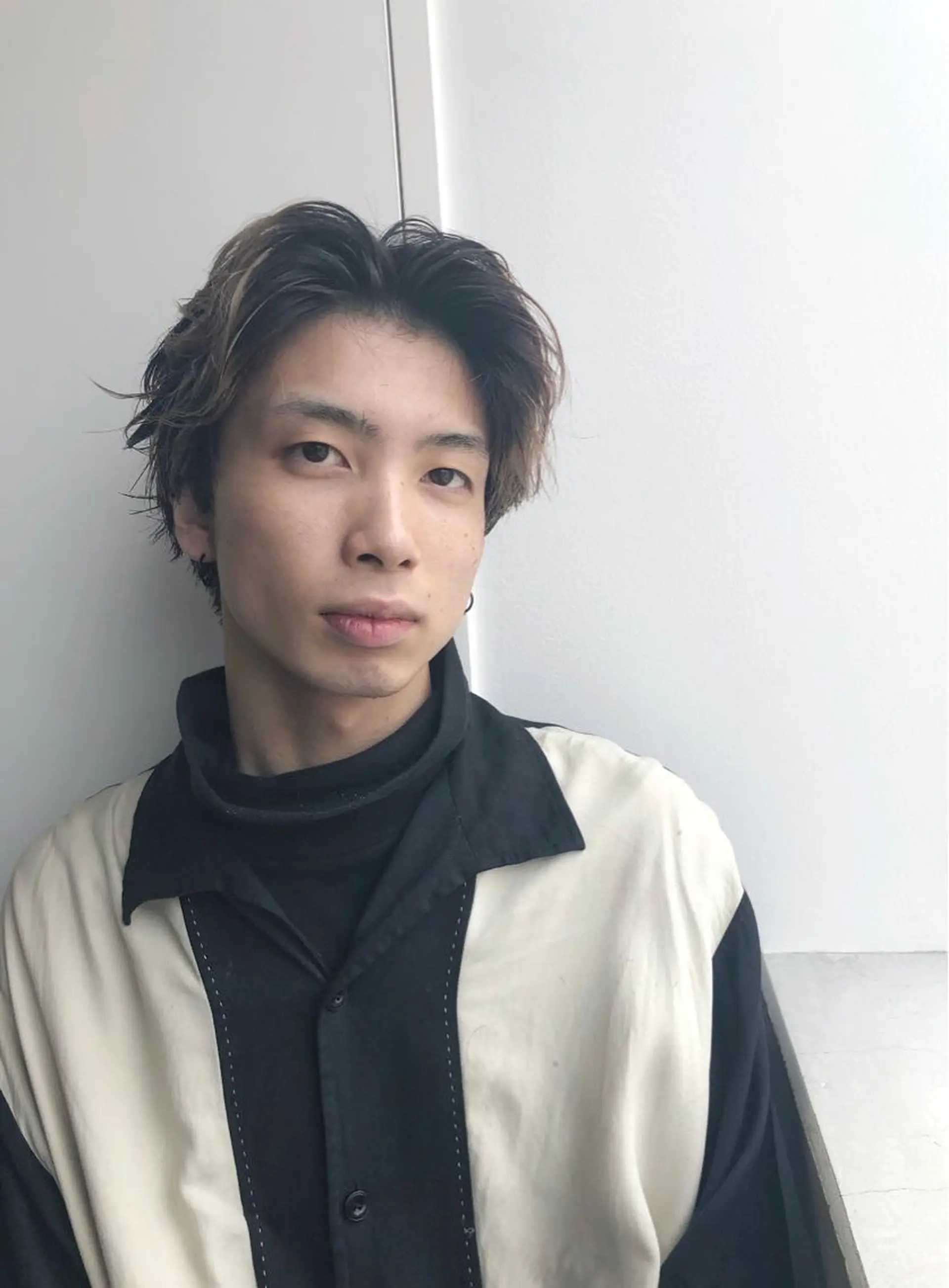 メンズ センターパート カット 渋谷メンズカット/ 工藤靖也のヘアスタイル