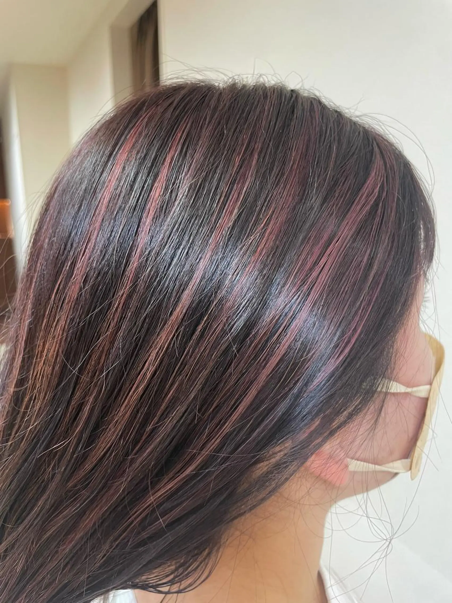 セミロング カラー ヘアアレンジ ヘアカラー トリートメント 【Sweep】おじま のぞみのヘアスタイル