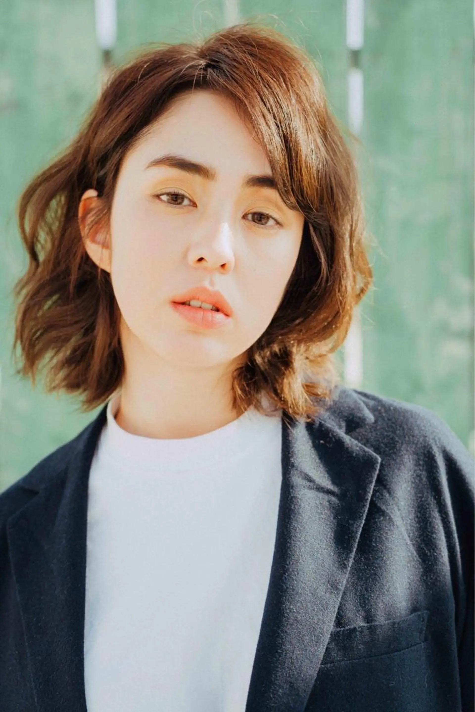 ミディアム カラー パーマ ヘアアレンジ メンズ キッズ ネイル マツエク・マツパ メンズウルフカット アディクシーカラー 透明感カラー ボブ ウルフカット unu hair所属・藤井 仁紀のヘアスタイル