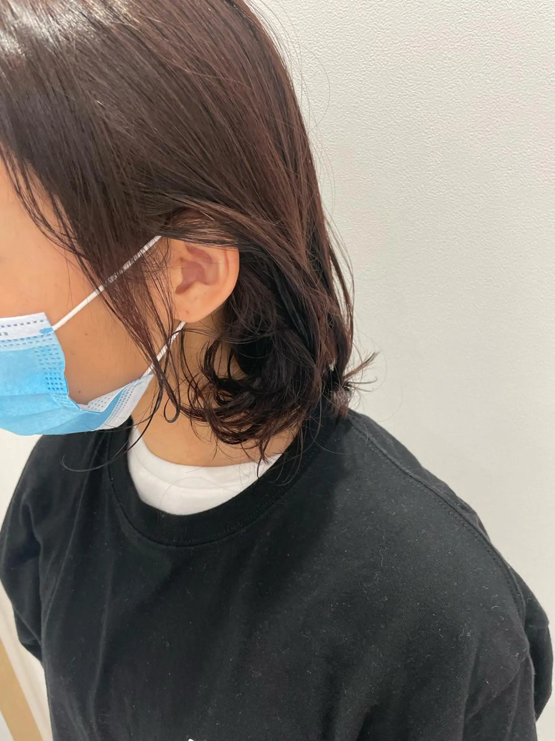 ミディアム ミディアムパーマ ピンクブラウン 🪴酒井 可南子🪴のヘアスタイル