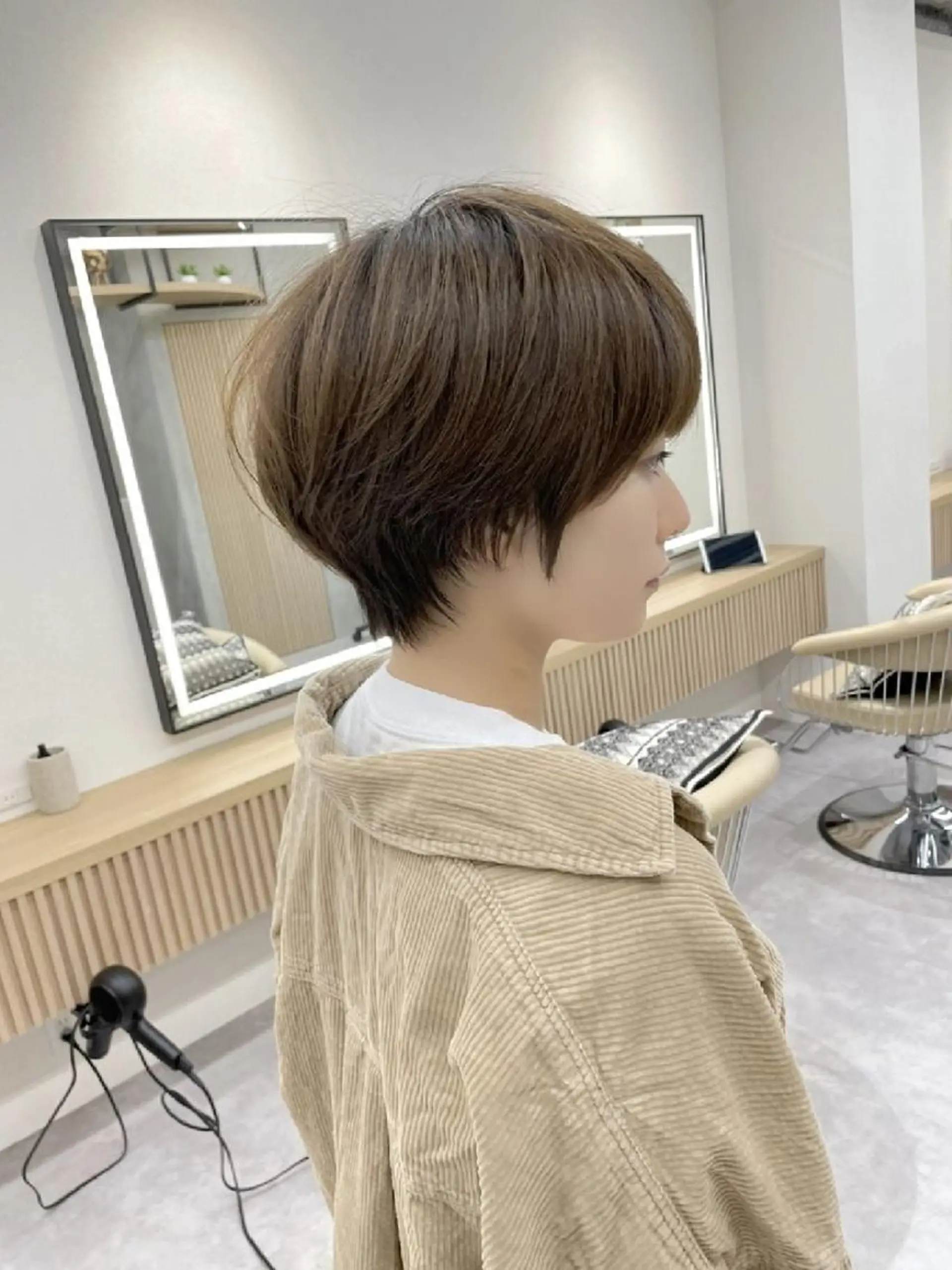 ショート ショートヘア 【似合わせ・レイヤー ・パーマ】海気のヘアスタイル