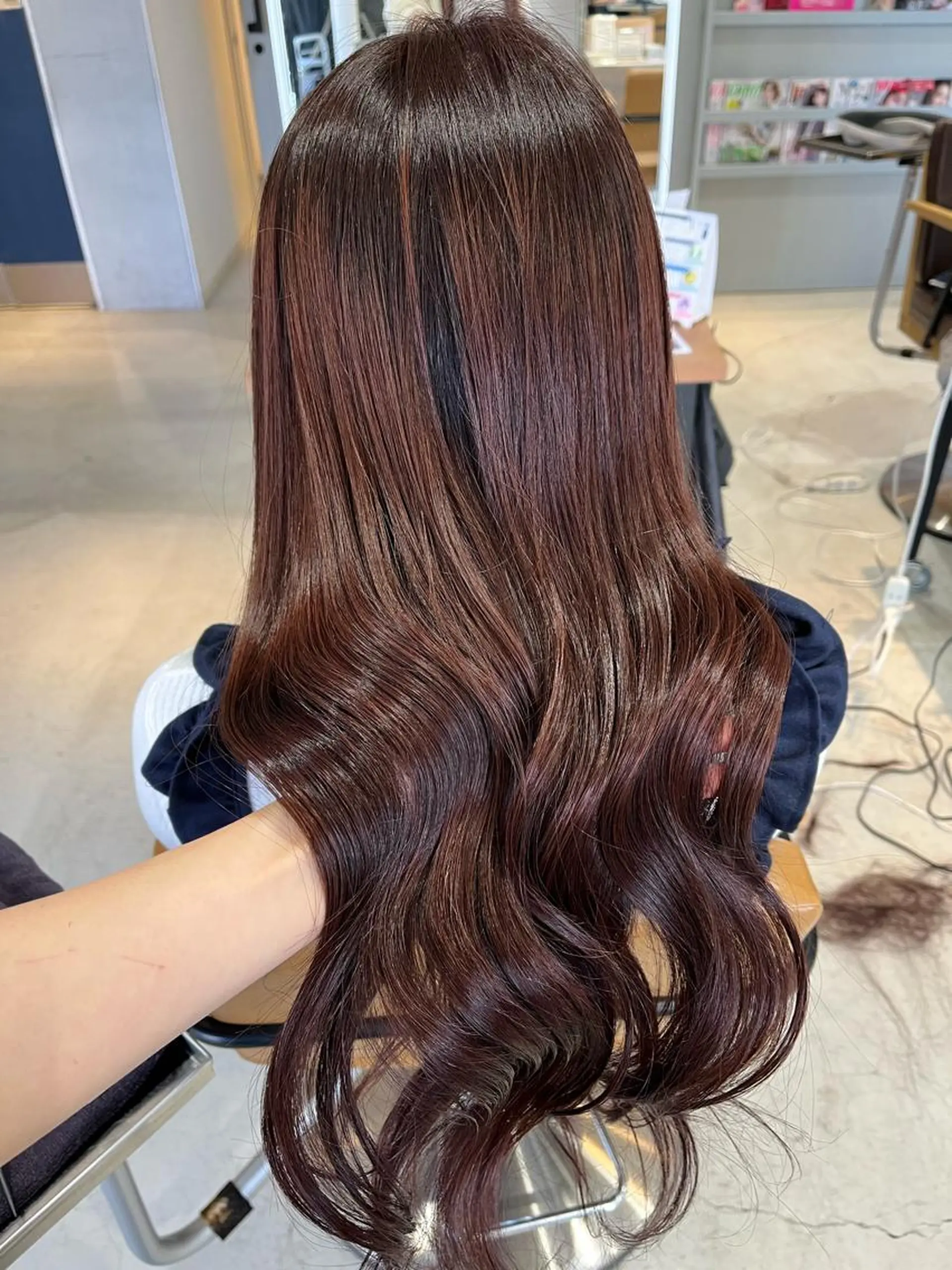 ロング u n aのヘアスタイル