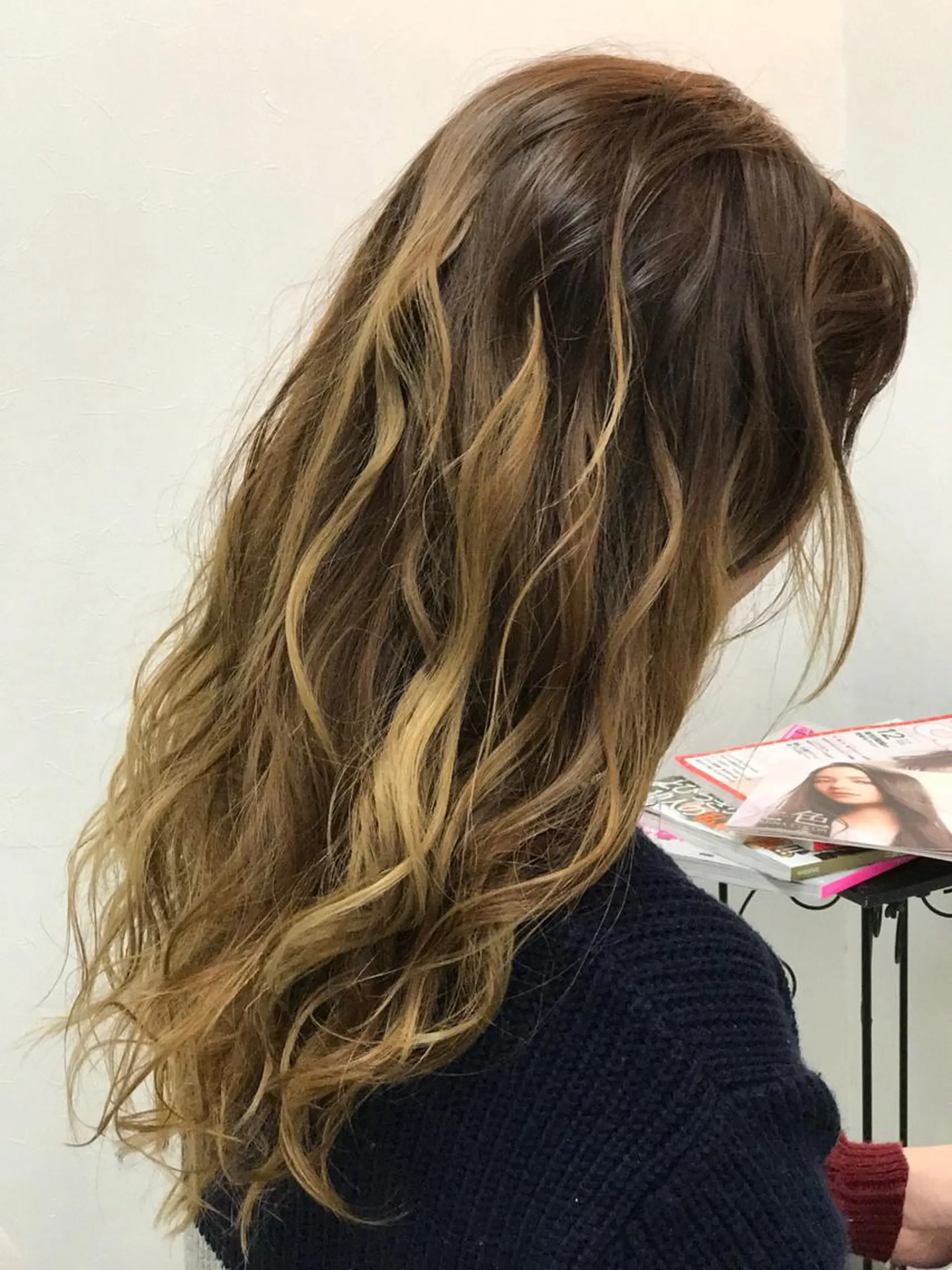 ロング カラー 山内 聡史のヘアスタイル