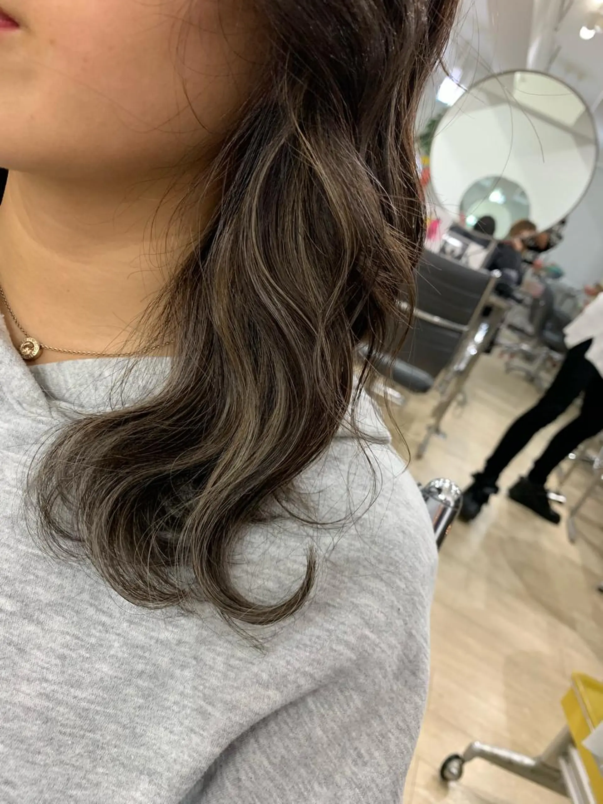 セミロング カラー Reb_keiji 👑小倉圭司のヘアスタイル