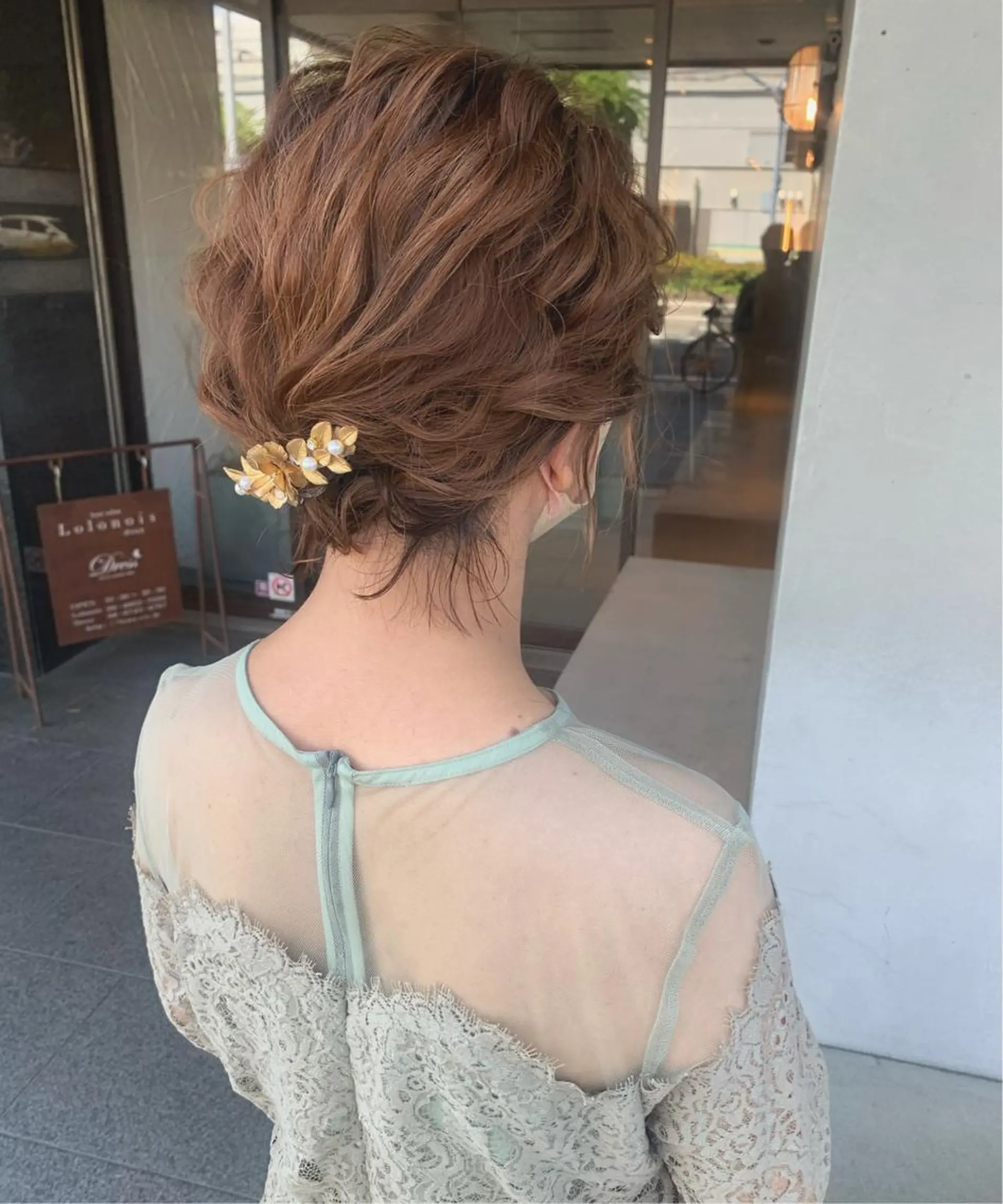 ヘアアレンジ ヘアセット ブリーチ/アレンジ 天満/chihiroのヘアスタイル