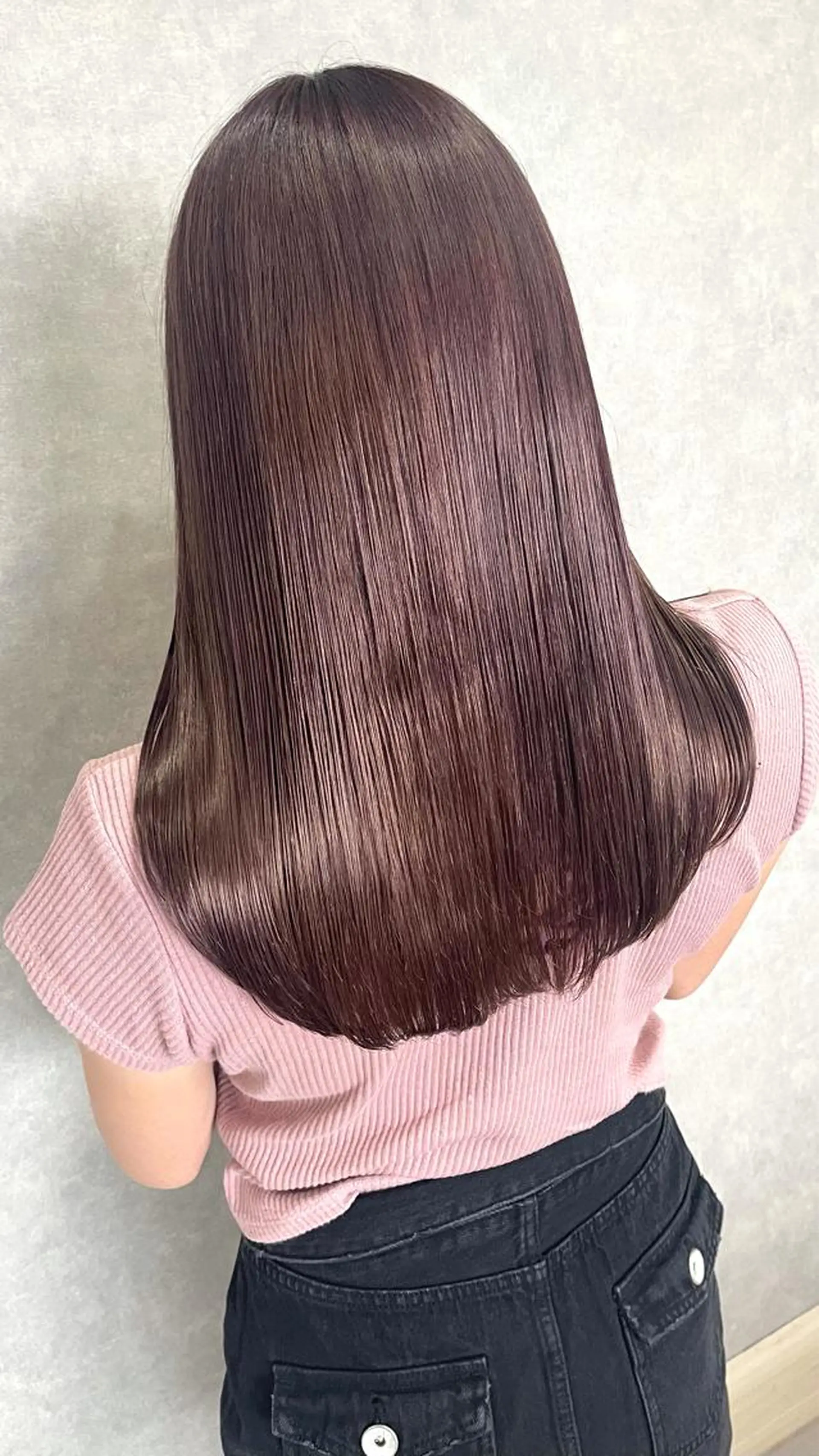 セミロング カット ヘアカラー トリートメント mood tatemachiのヘアスタイル