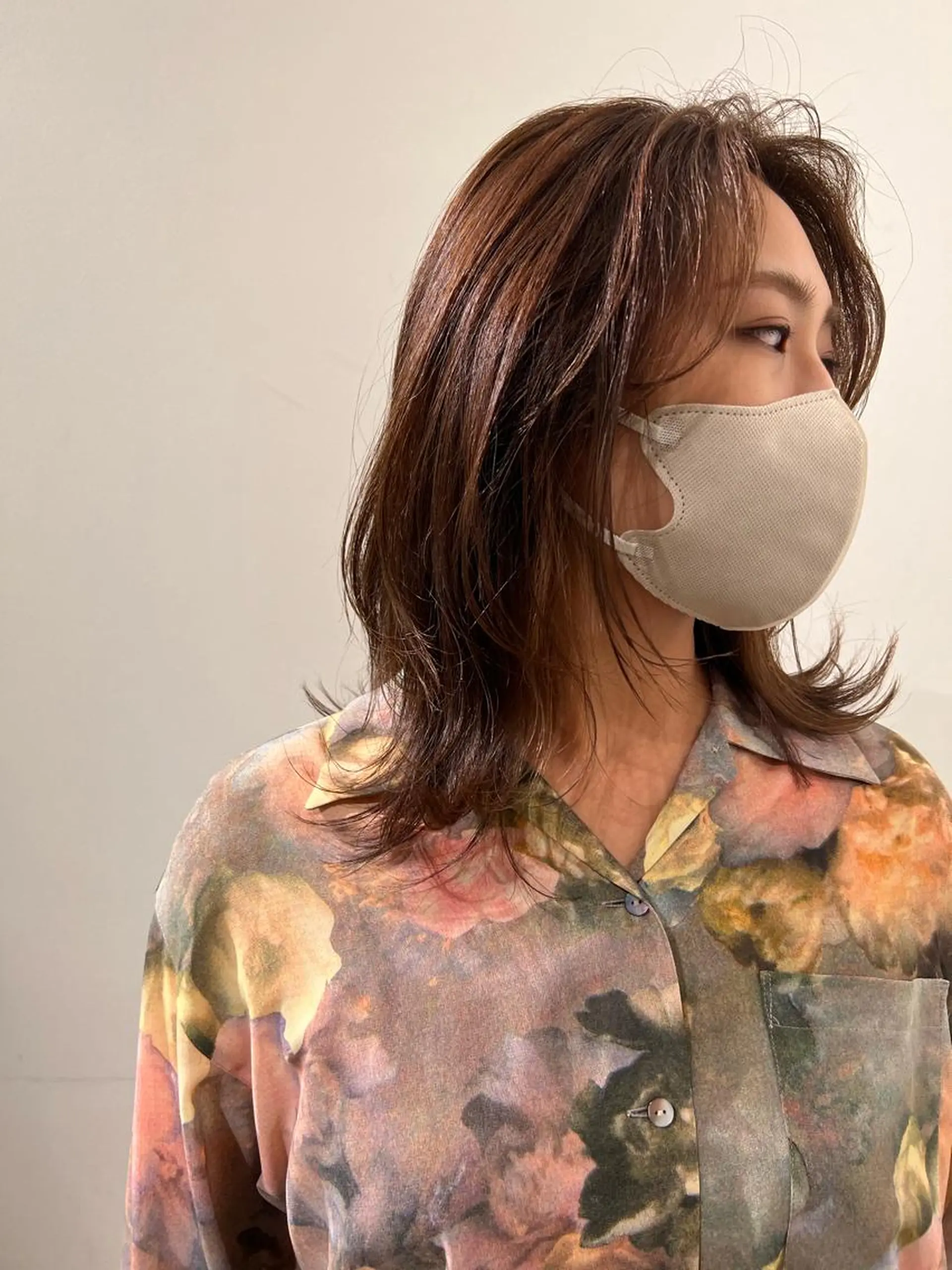 ミディアム カラー ✨ハイライトの達人 ボブ/ショート/雪下のヘアスタイル