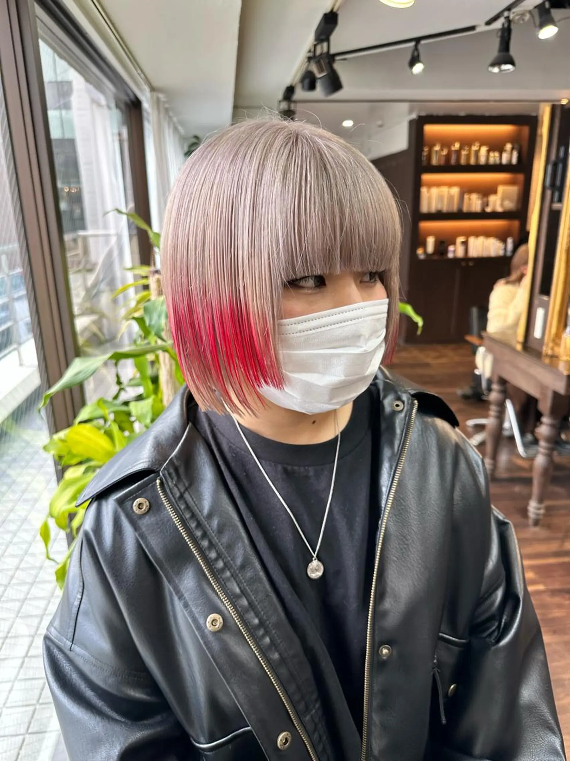 ショート カラー カット ヘアカラー トリートメント ワンホンヘア ケラチン/Kaitoのヘアスタイル