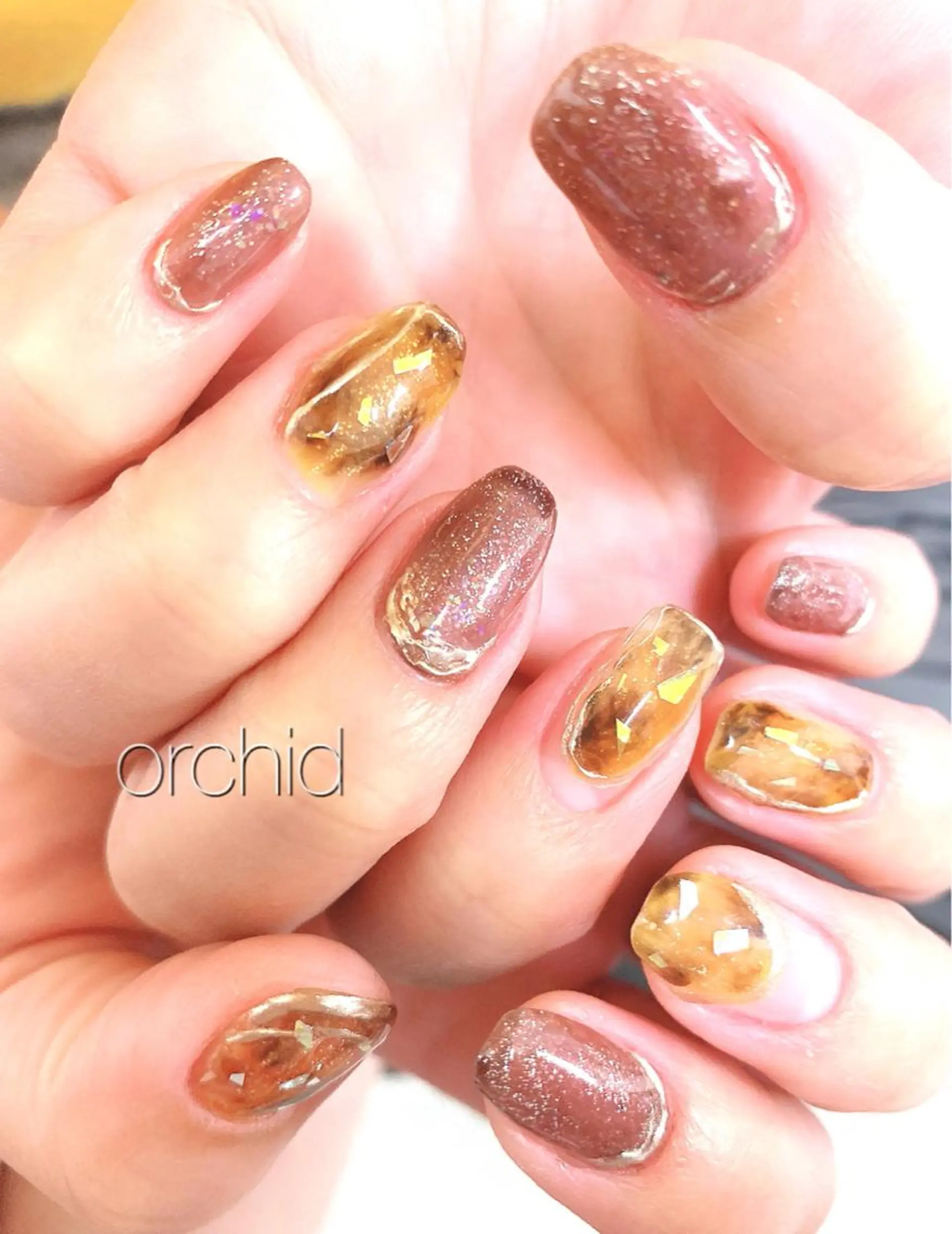 ネイル orchid ♡オーキッドのネイルデザイン