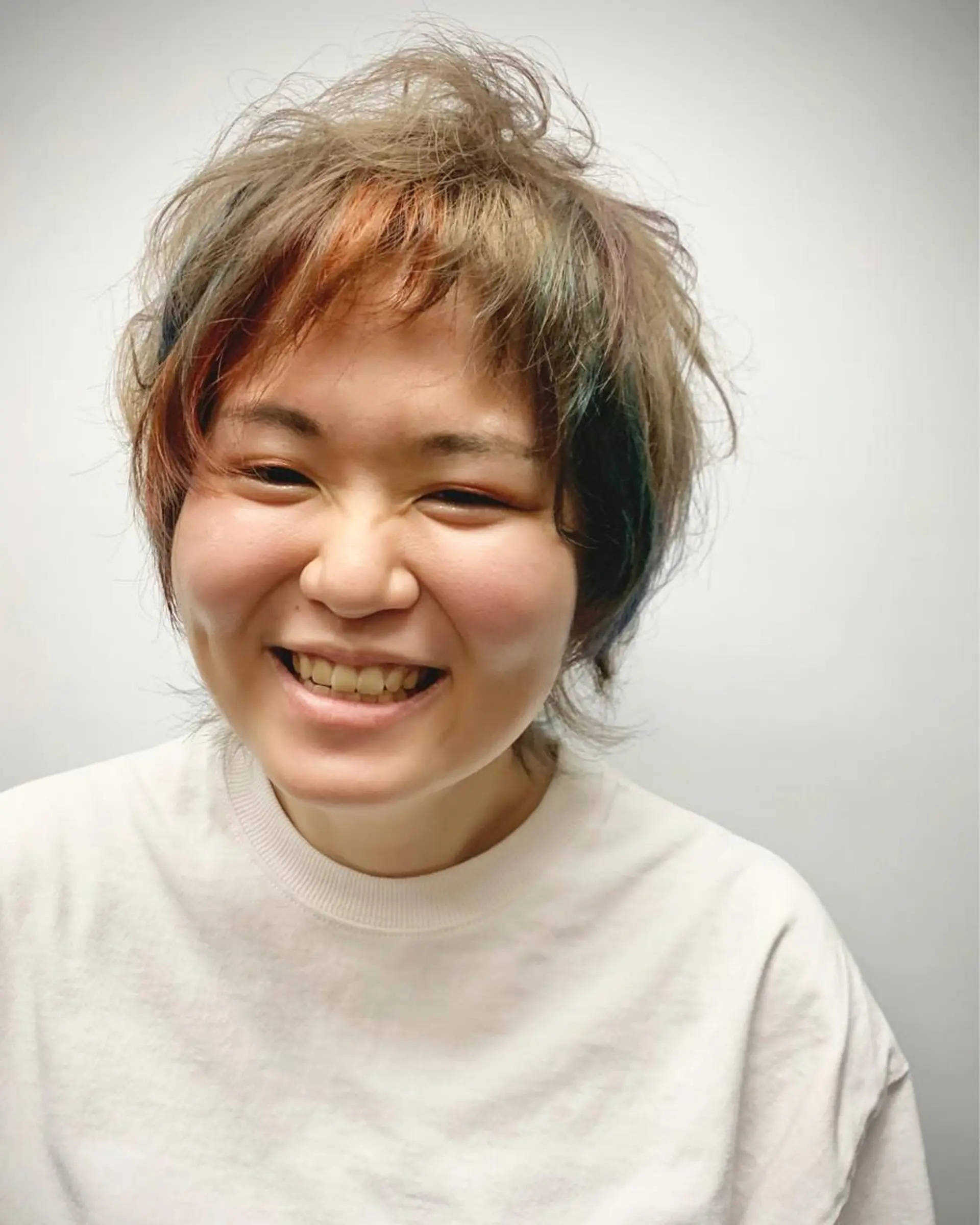 ミディアム カラー パーマ ヘアアレンジ KAH所属・Koichi Satoのヘアスタイル