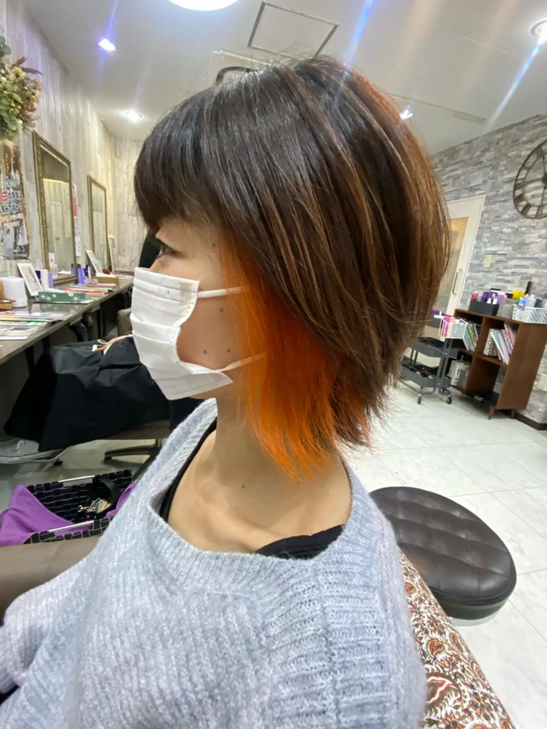 ショート ヘアカラー 土屋朱理/ ハイトーンカラーのヘアスタイル