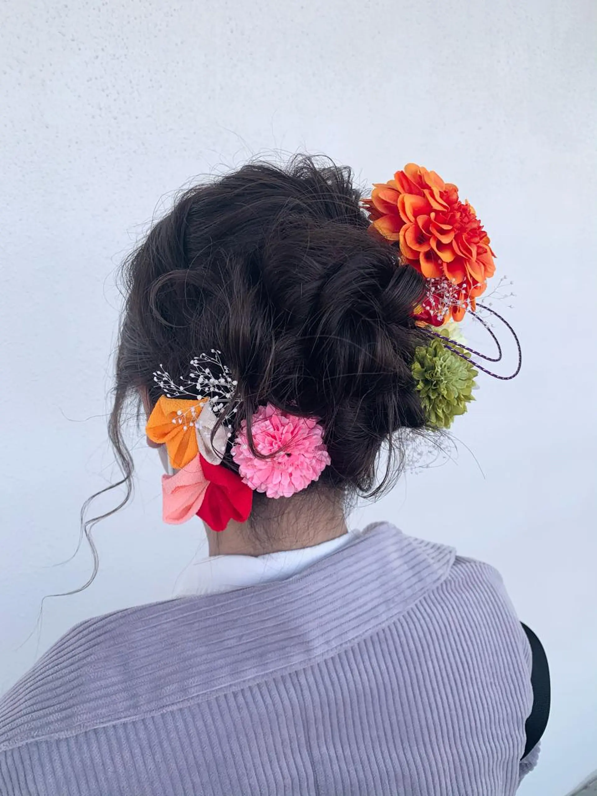 セミロング ヘアアレンジ ヘアセット 工藤 萌香のヘアスタイル