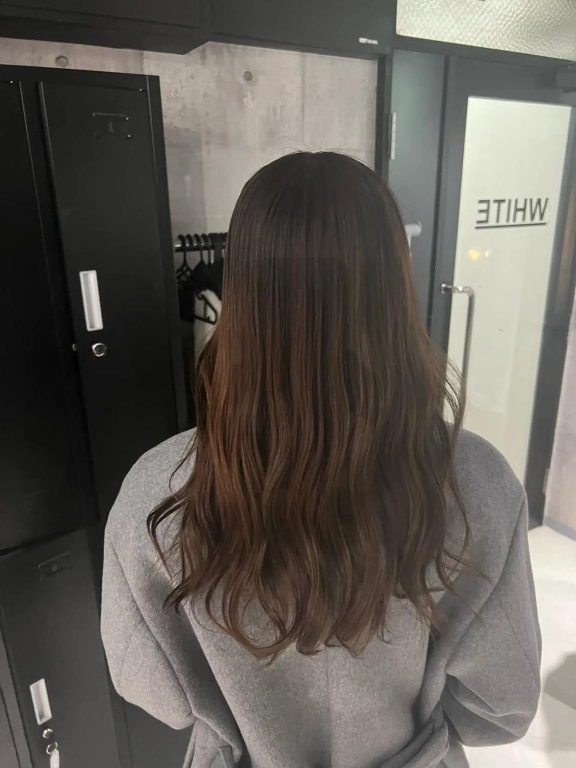 ロング カラー ヘアアレンジ グレージュ カット ヘアカラー トリートメント _WHITE京橋店所属・髪質改善_WHITE RYUSUKEのヘアスタイル