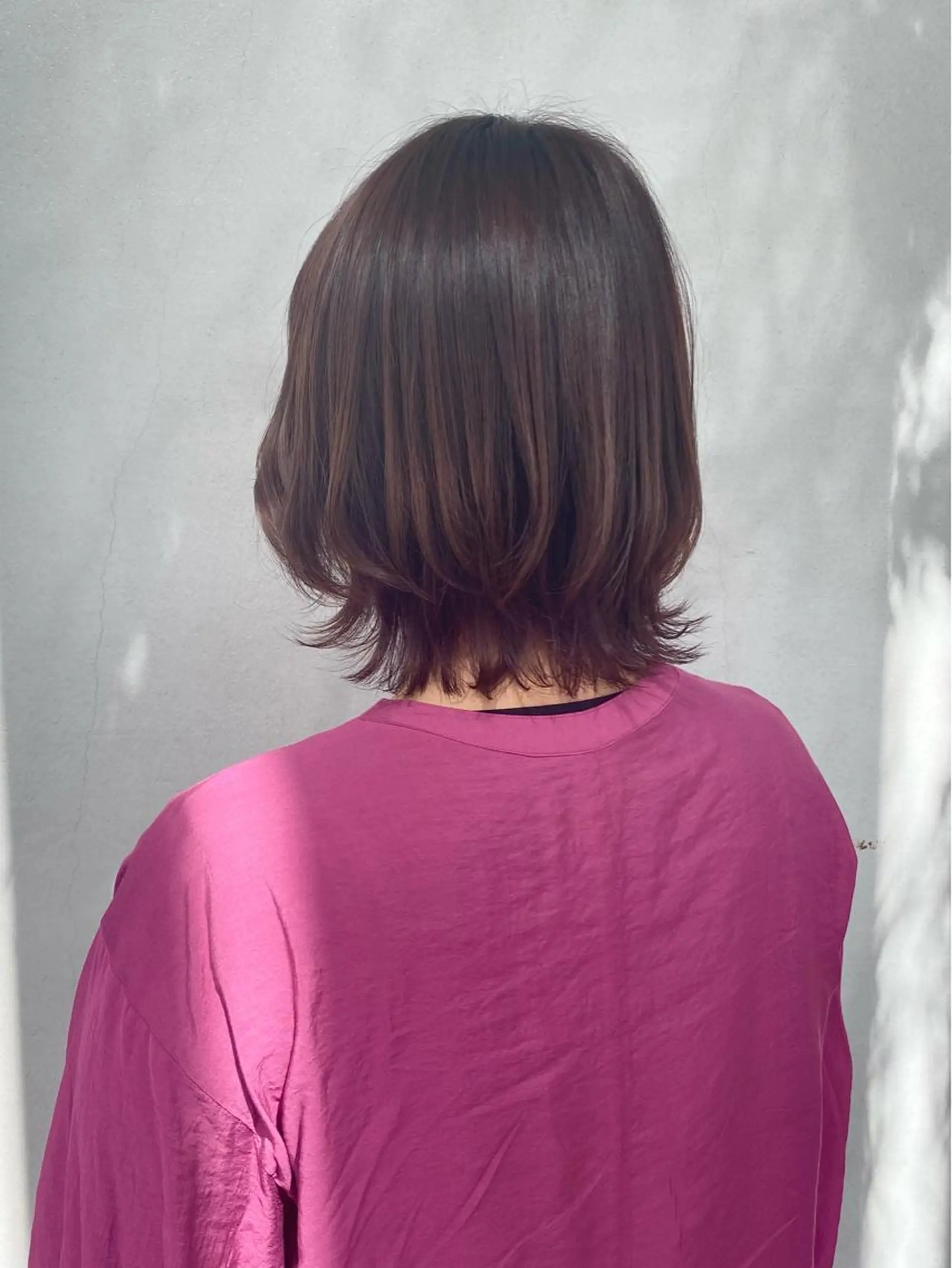 ショート カラー ブラウンカラー とびまつ /ショート/脱白髪染のヘアスタイル