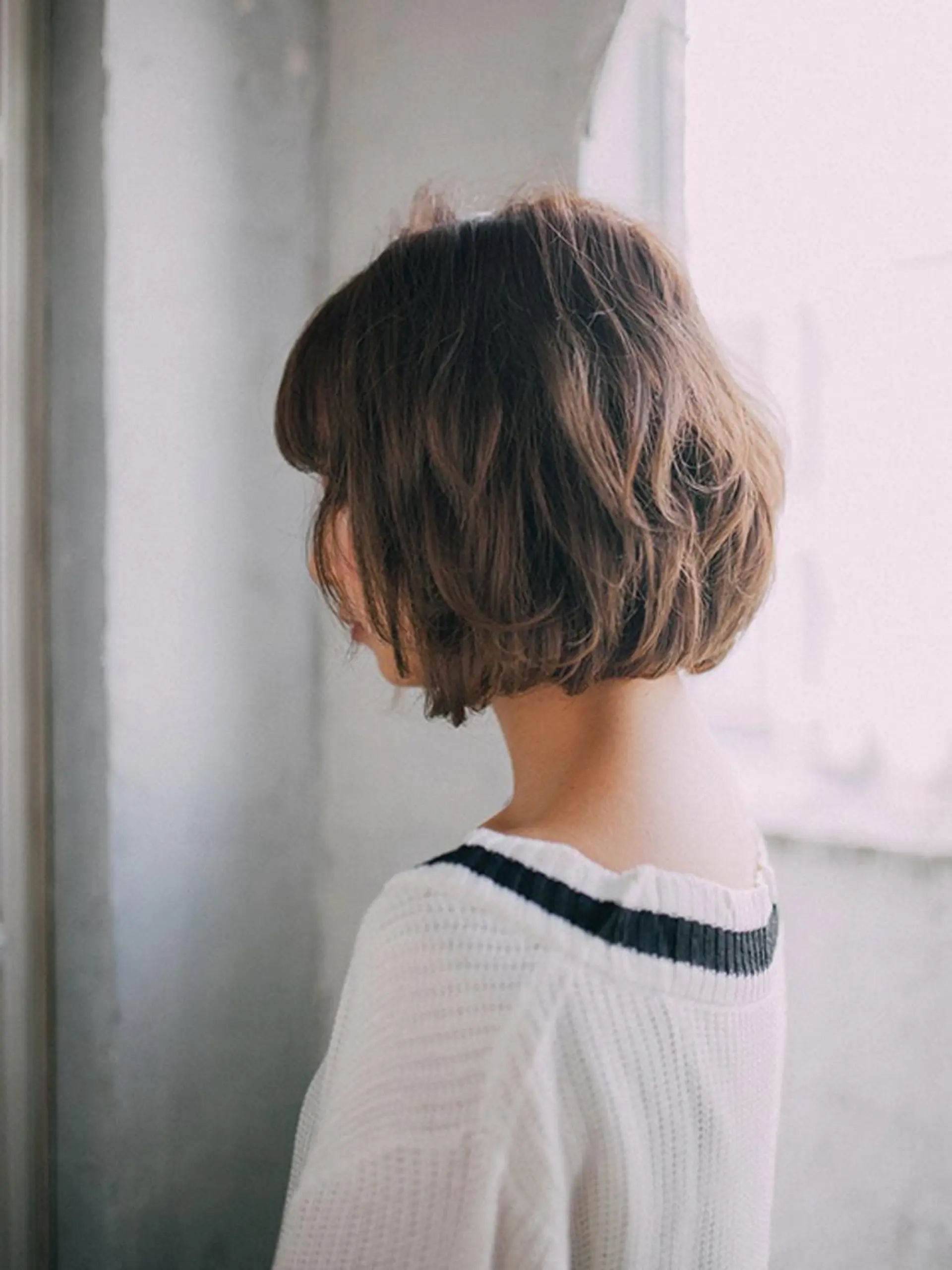 パーマ ボブ 福島 浩司のヘアスタイル