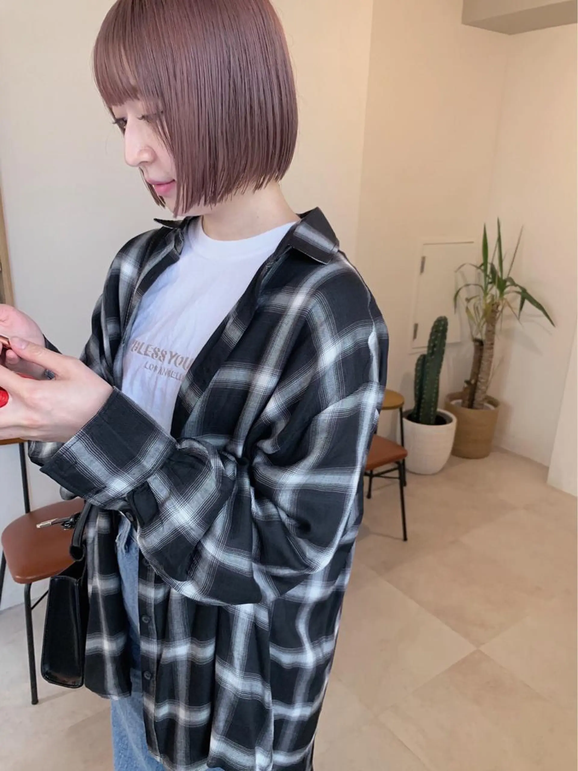 ショート カラー 天王寺/阿倍野 tocca rieのヘアスタイル