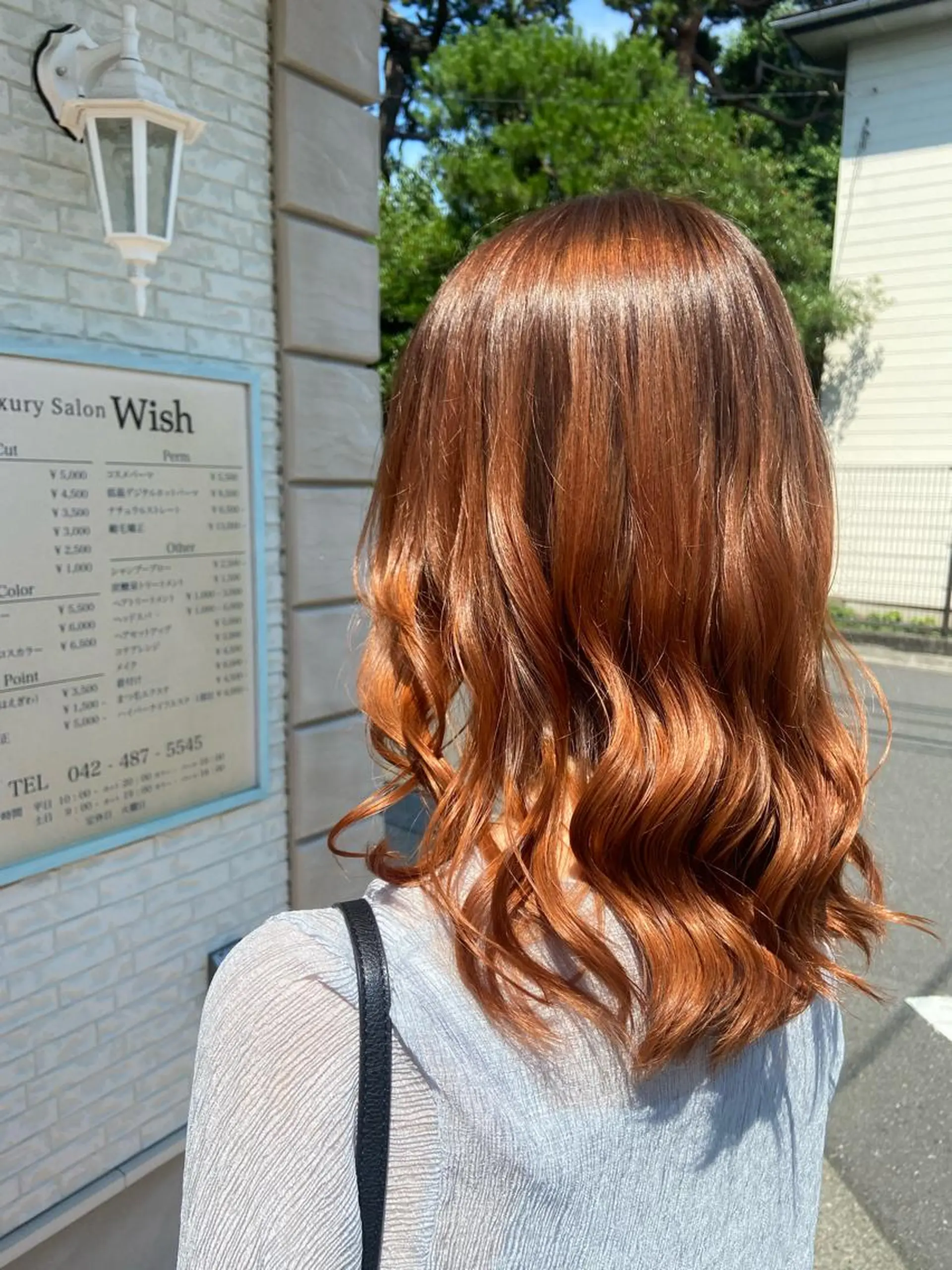 セミロング カラー 🪼高評価🪼 💎柴崎の藤咲💎のヘアスタイル