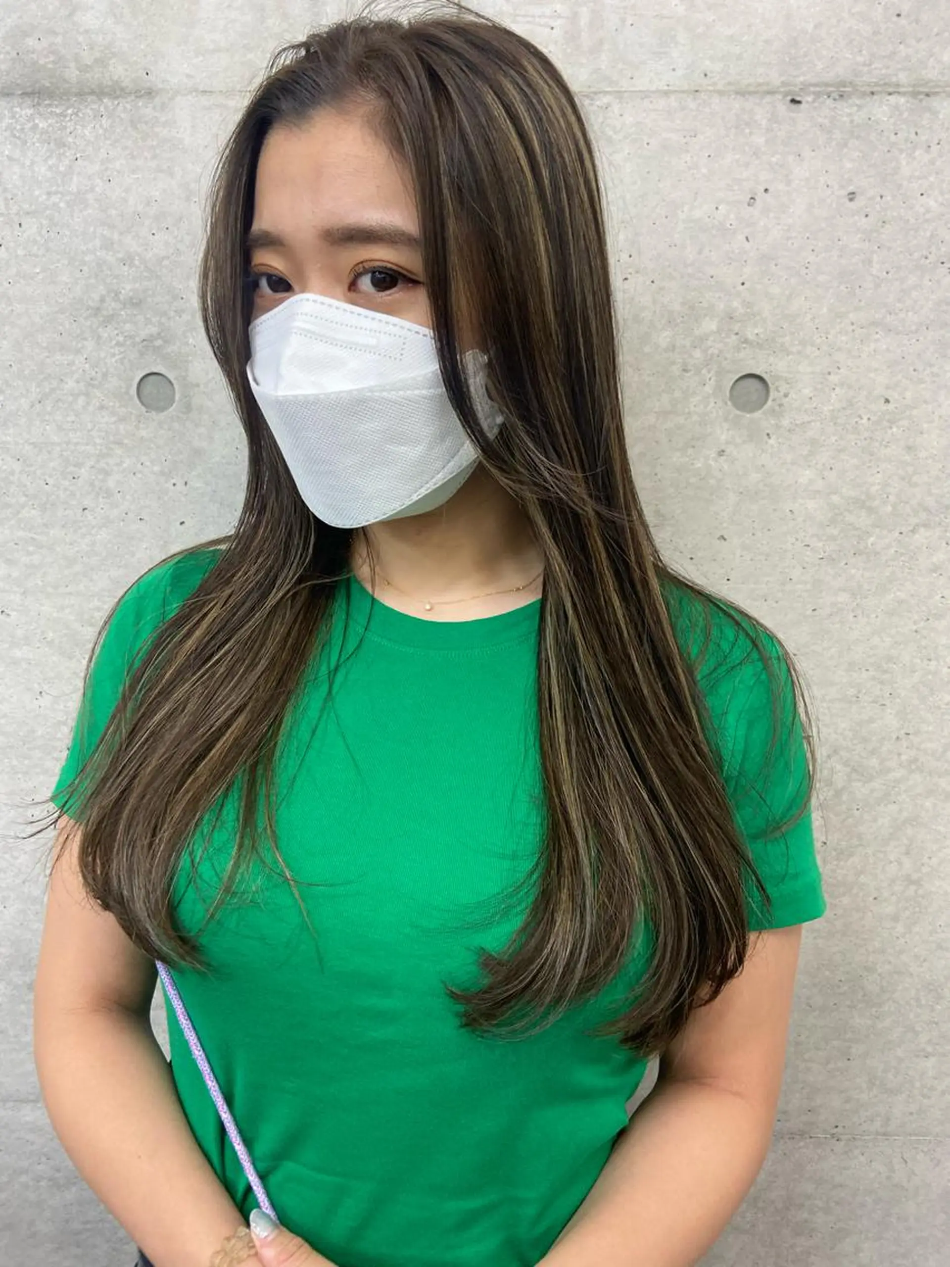 ロング カット ヘアカラー トリートメント ボブ/透明感カラー 🧸YUI❤️のヘアスタイル