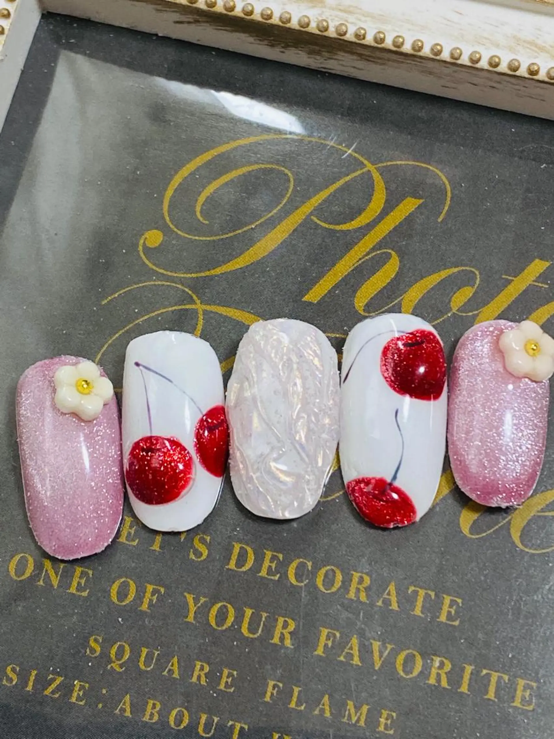 ネイル 春ネイル 自宅ネイルサロン ♦️nuance♦️のネイルデザイン