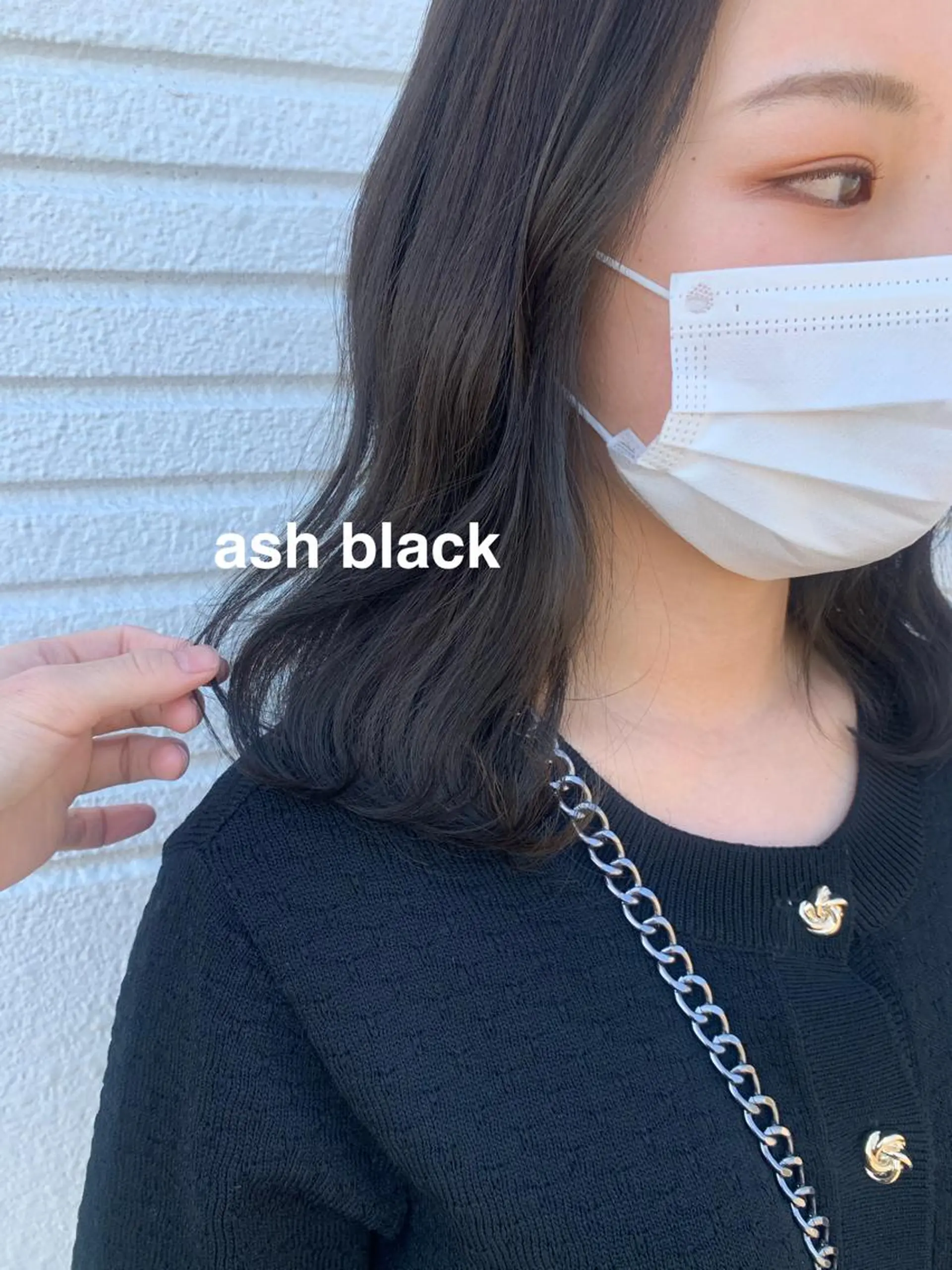 ミディアム カラー アッシュ 透明感カラー kitagawa mayuのヘアスタイル