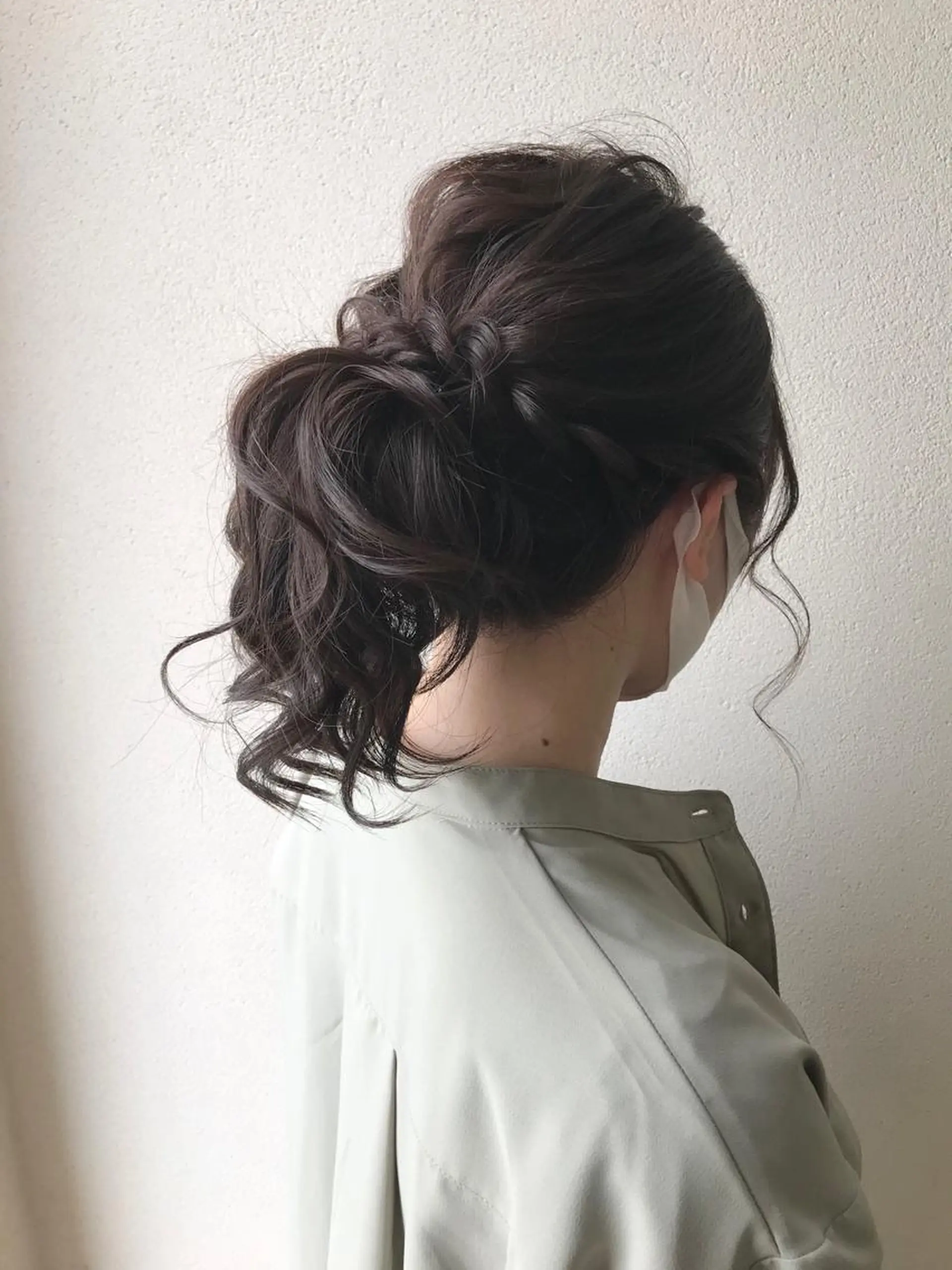 ミディアム ヘアアレンジ ポニーテール 沢田 瞳のヘアスタイル