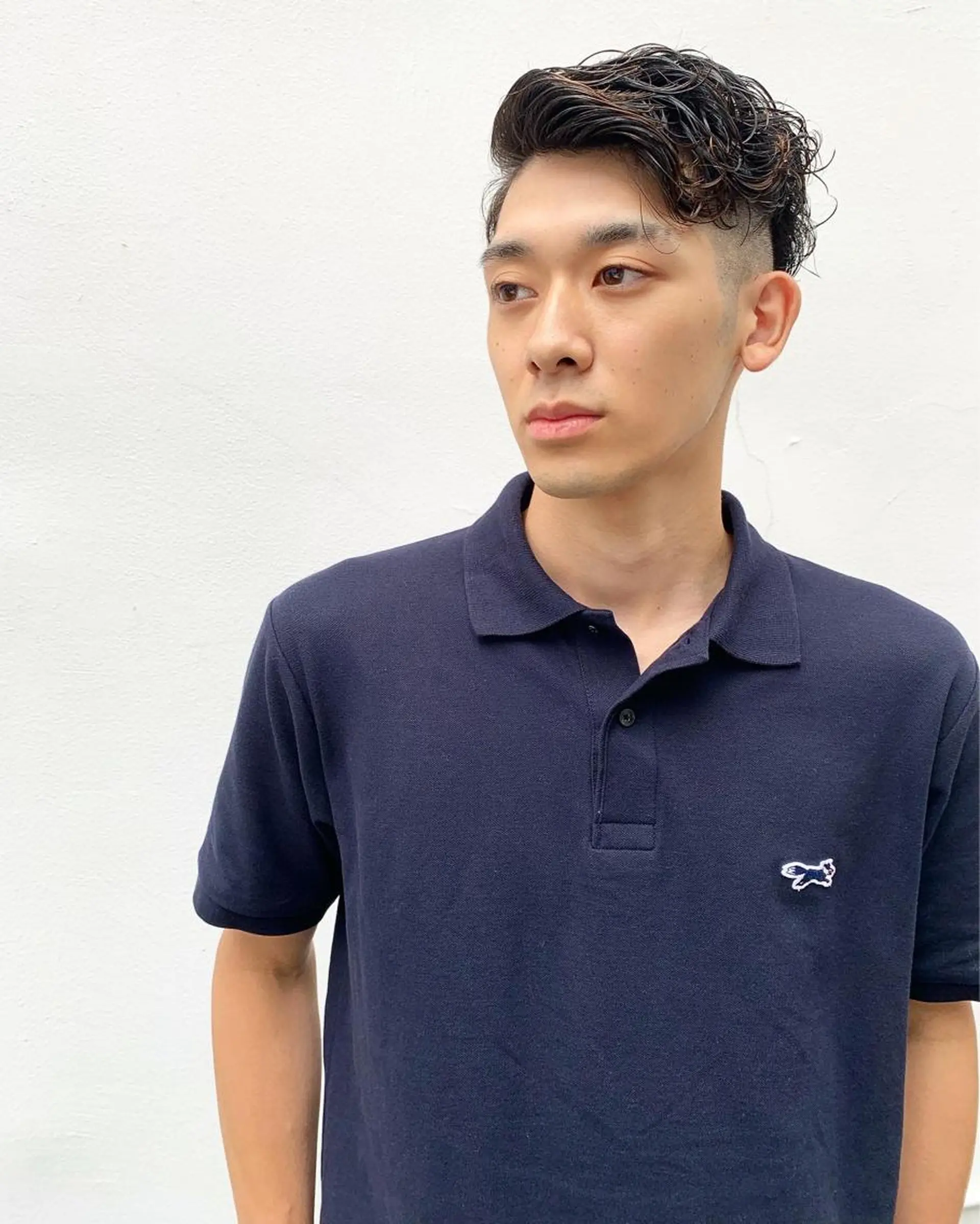 ショート パーマ かきあげバング tension 【テンション】のヘアスタイル