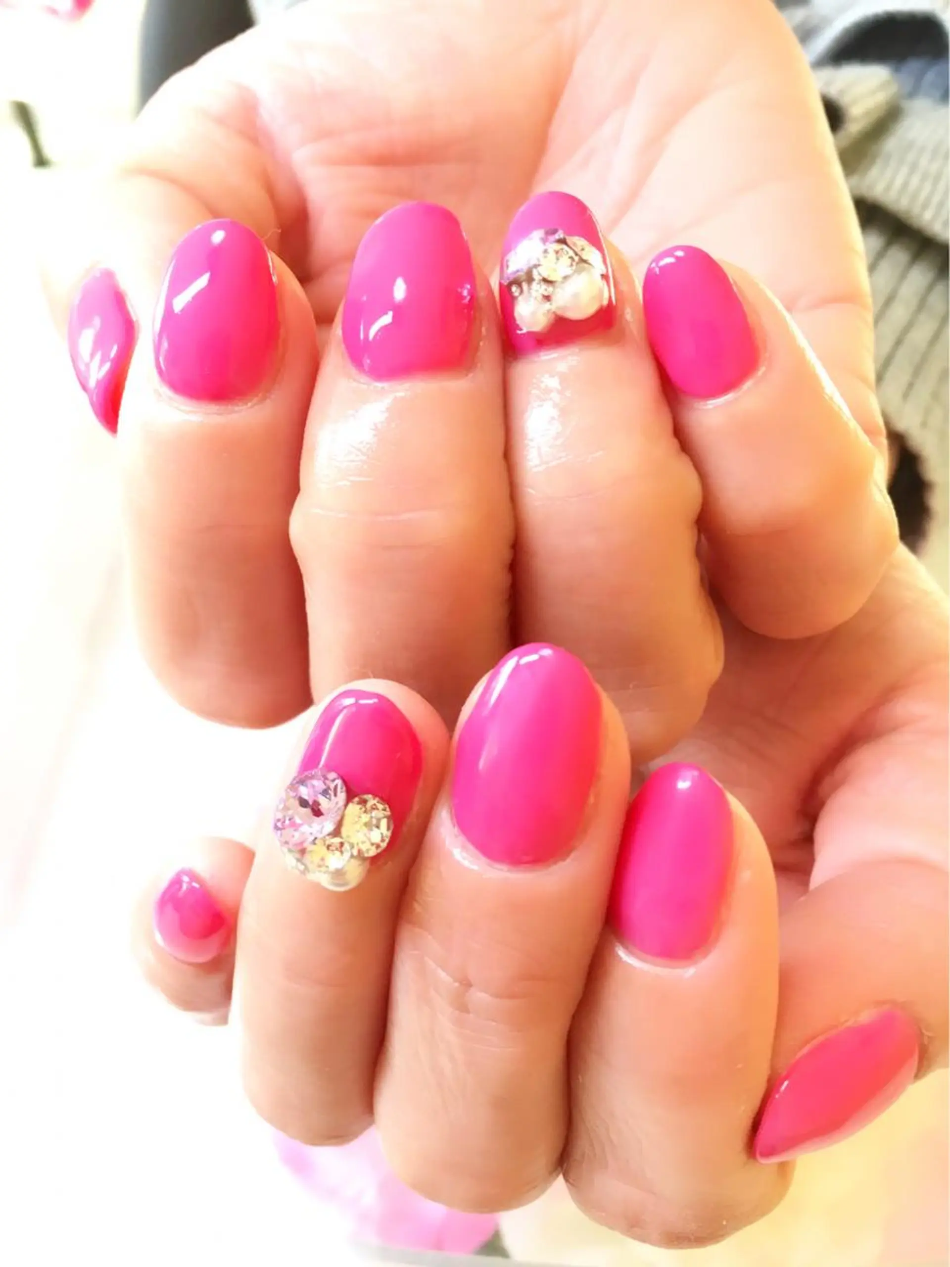 ネイル フットネイル ジェルネイル キラキラネイル ミラーネイル ワンカラーネイル clover nailのネイルデザイン