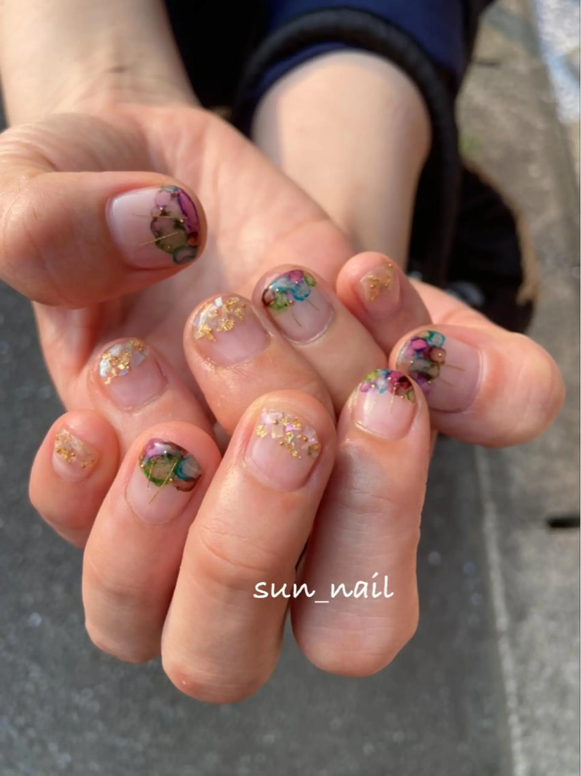 ネイル アートネイル クリアネイル ミラーネイル ニュアンスネイル . unffのネイルデザイン