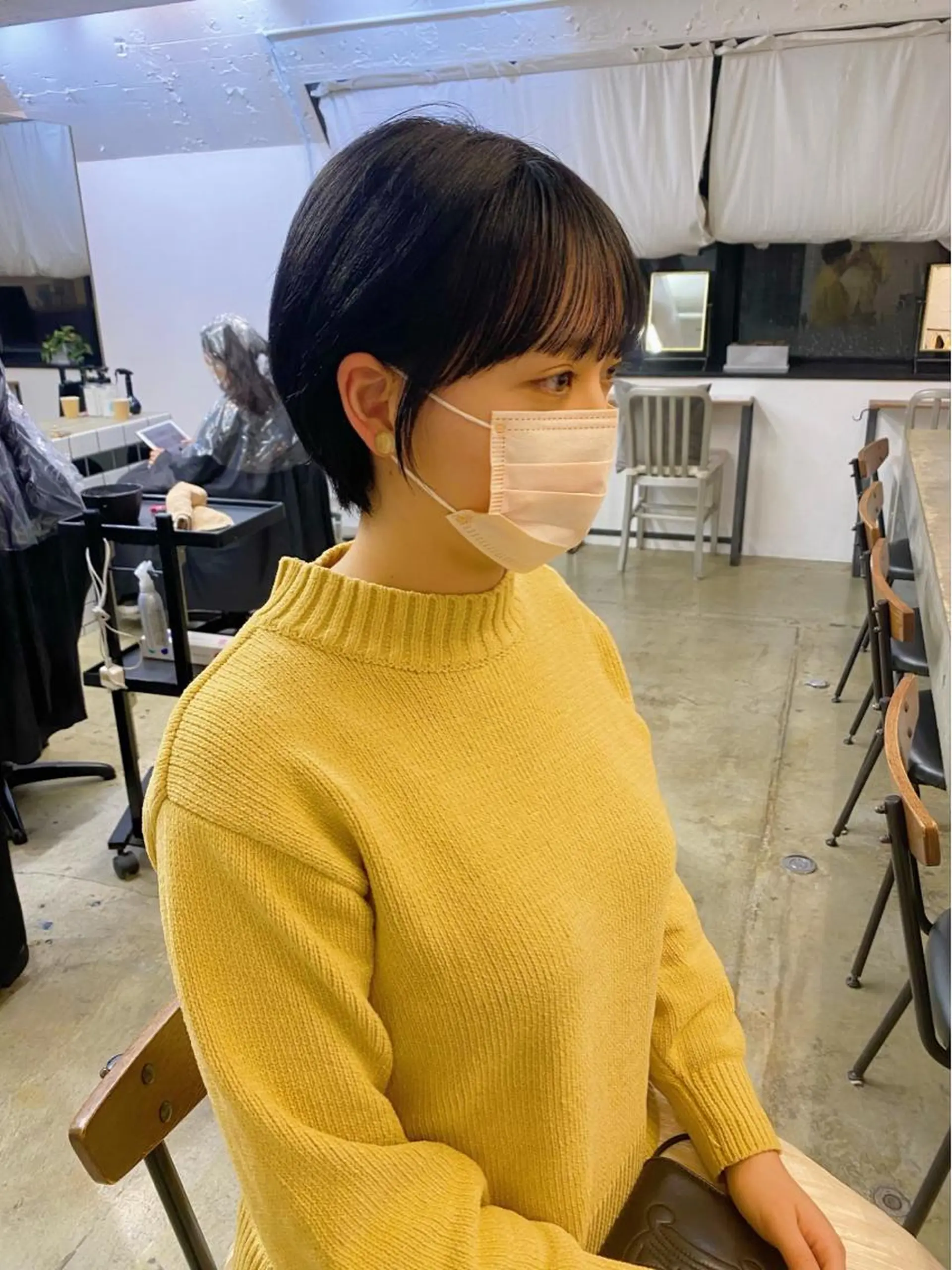 ショート カラー カット ヘアカラー トリートメント IVORY.所属・🟩白髪ぼかし/ボブ /ショートヘア/大司のヘアスタイル