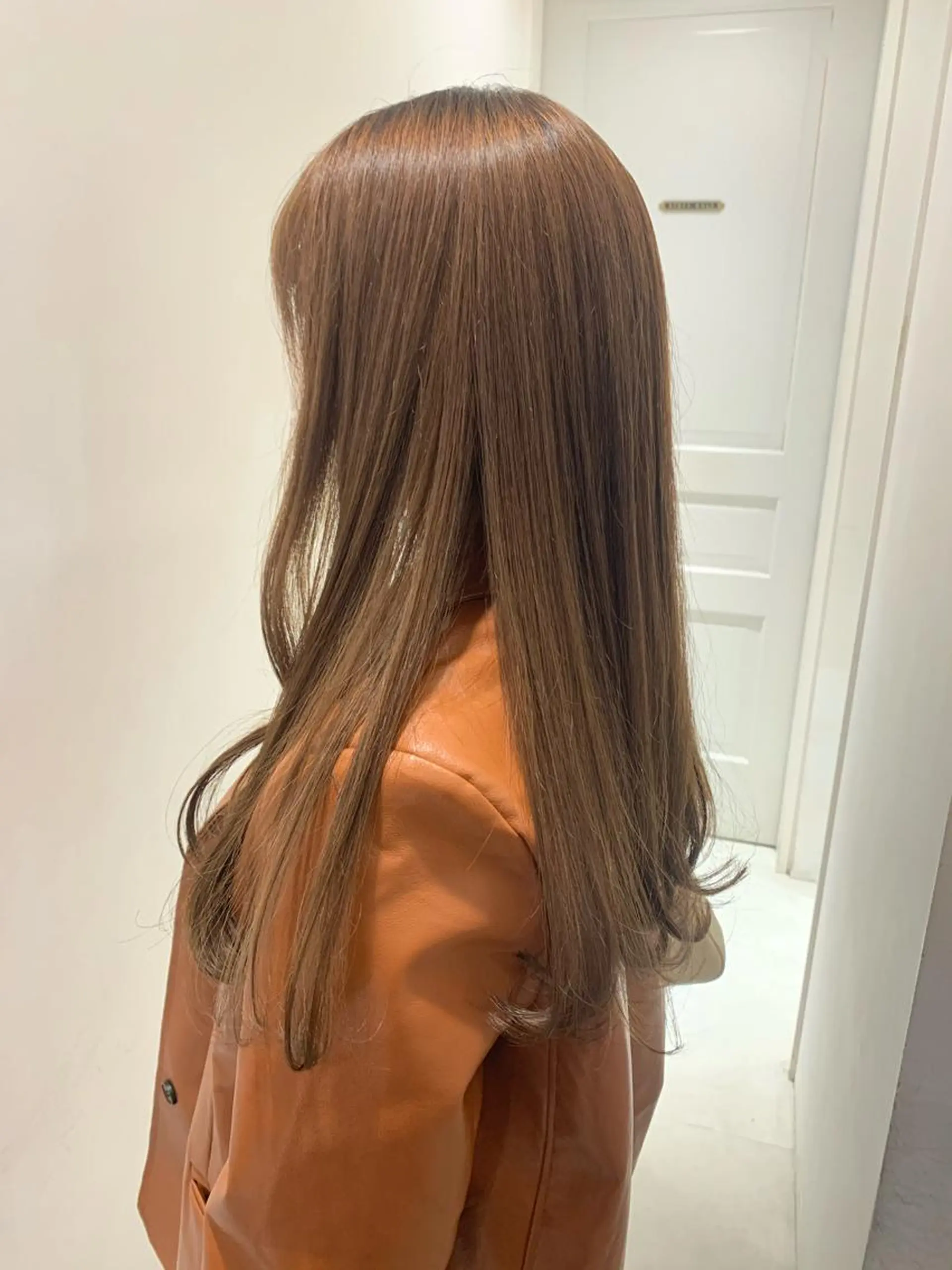 ロング レイヤー×グレージュ /ピンク🩷mioのヘアスタイル