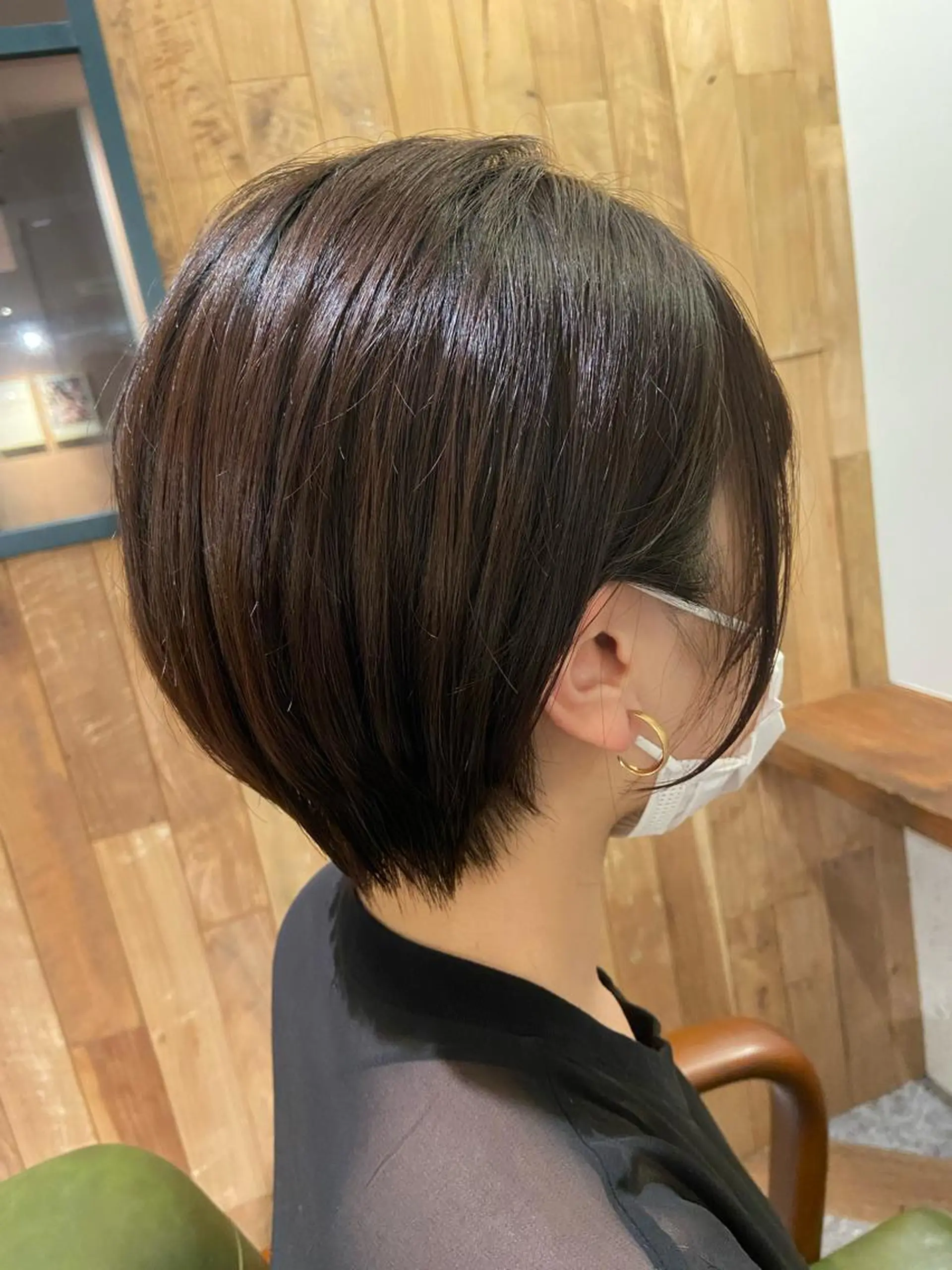 ショート 丸みショート くびれヘア ショートヘア 滝口 江梨🔅のヘアスタイル