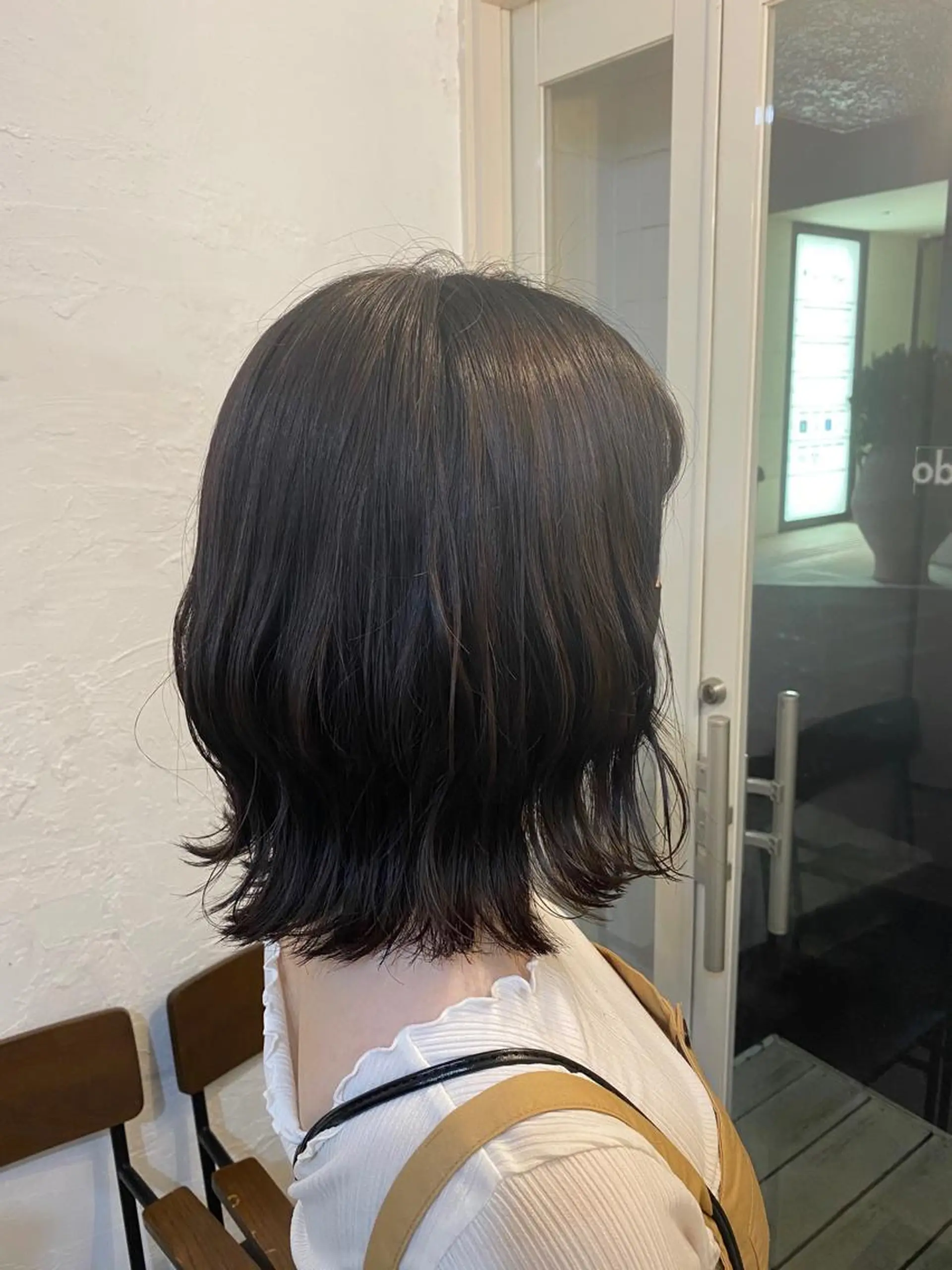 ミディアム カラー カット ヘアカラー トリートメント 丸山 史香のヘアスタイル