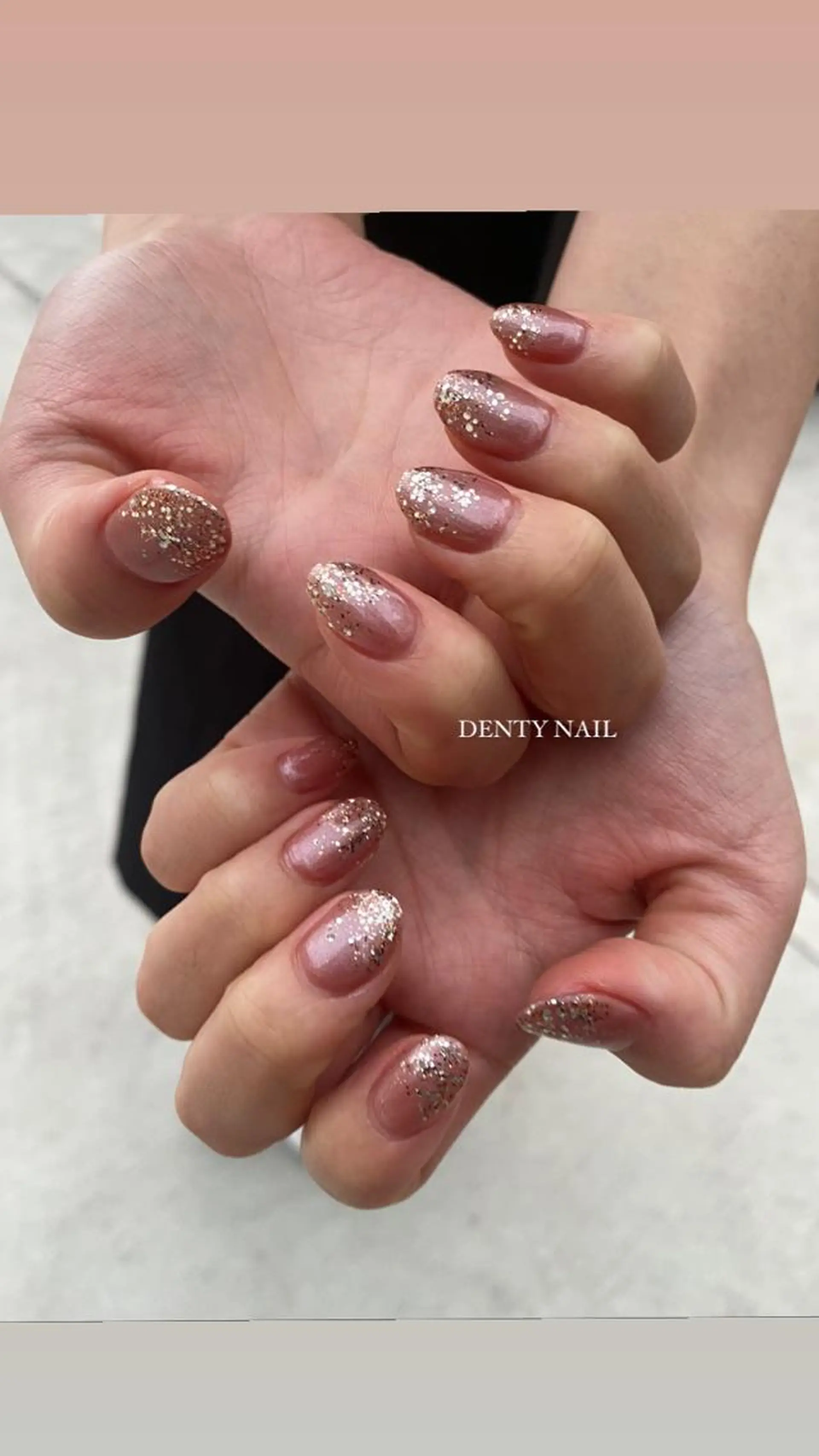 ネイル ラメ(グリッター) ハンドネイル DENTY NAIL所属・DENTY NAIL -ArtRoom-のネイルデザイン