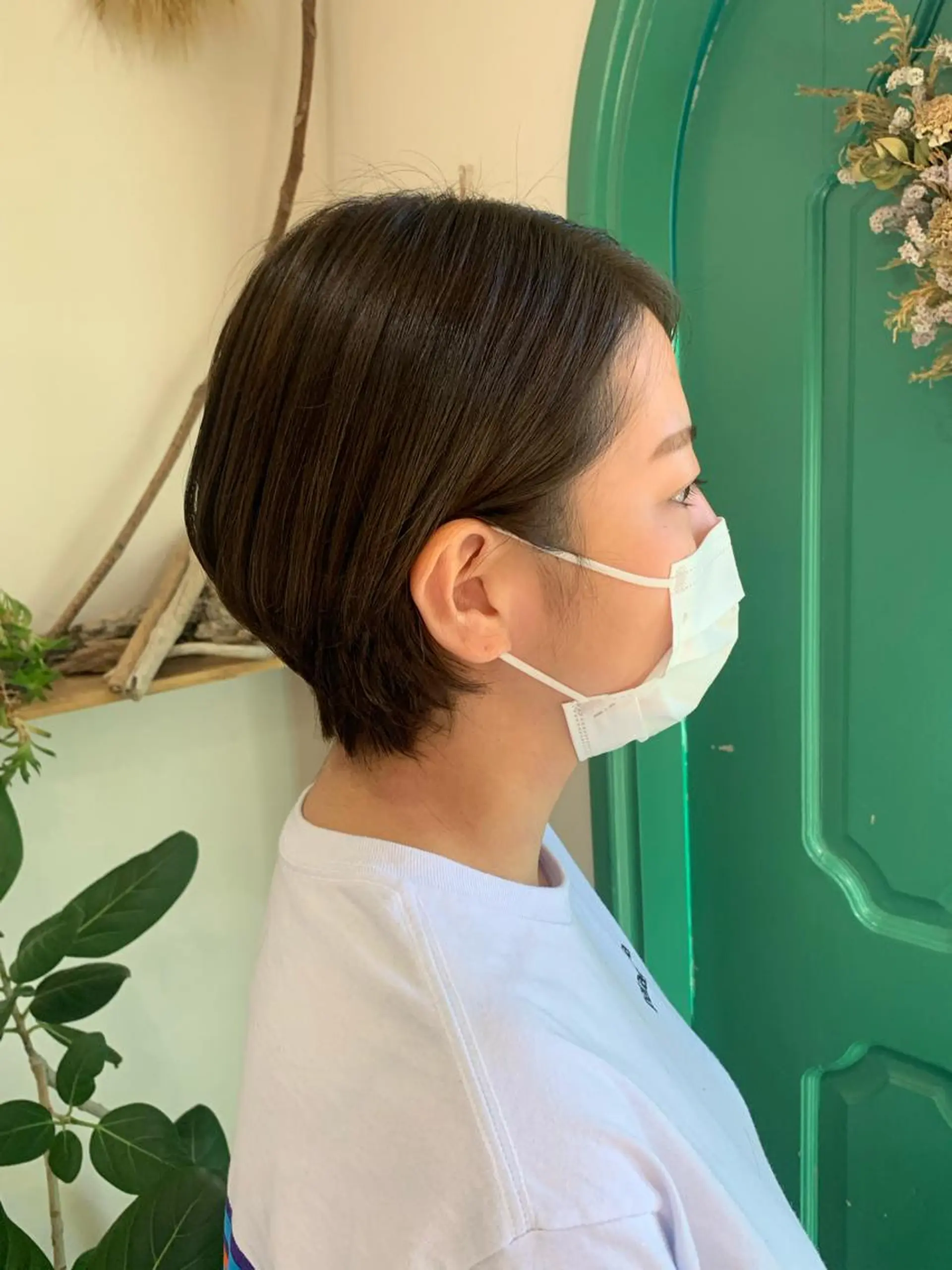 ショート カット ヘアカラー 佐藤 美咲のヘアスタイル