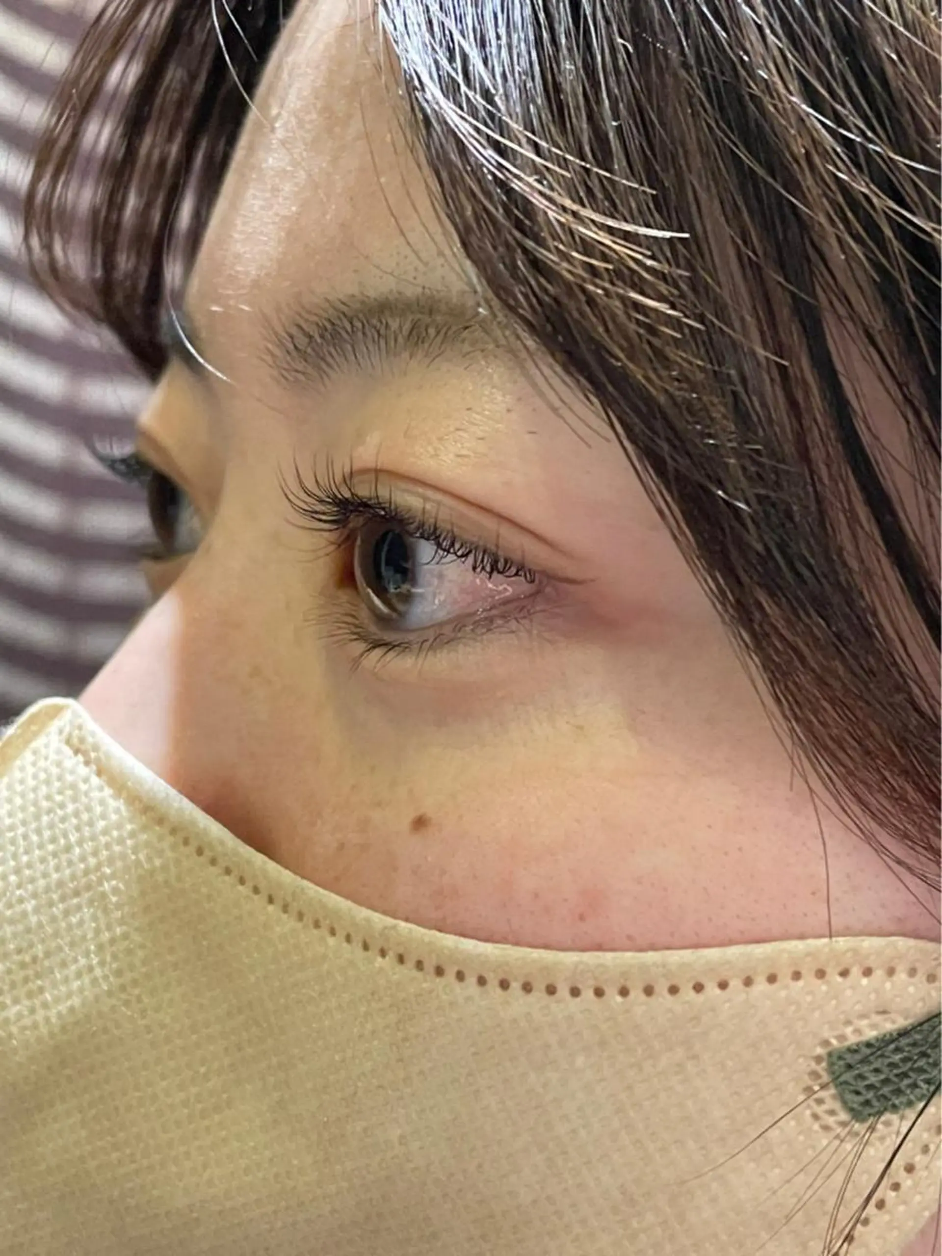 マツエク・マツパ 最高級人毛 100%エクステ茉央のヘアスタイル