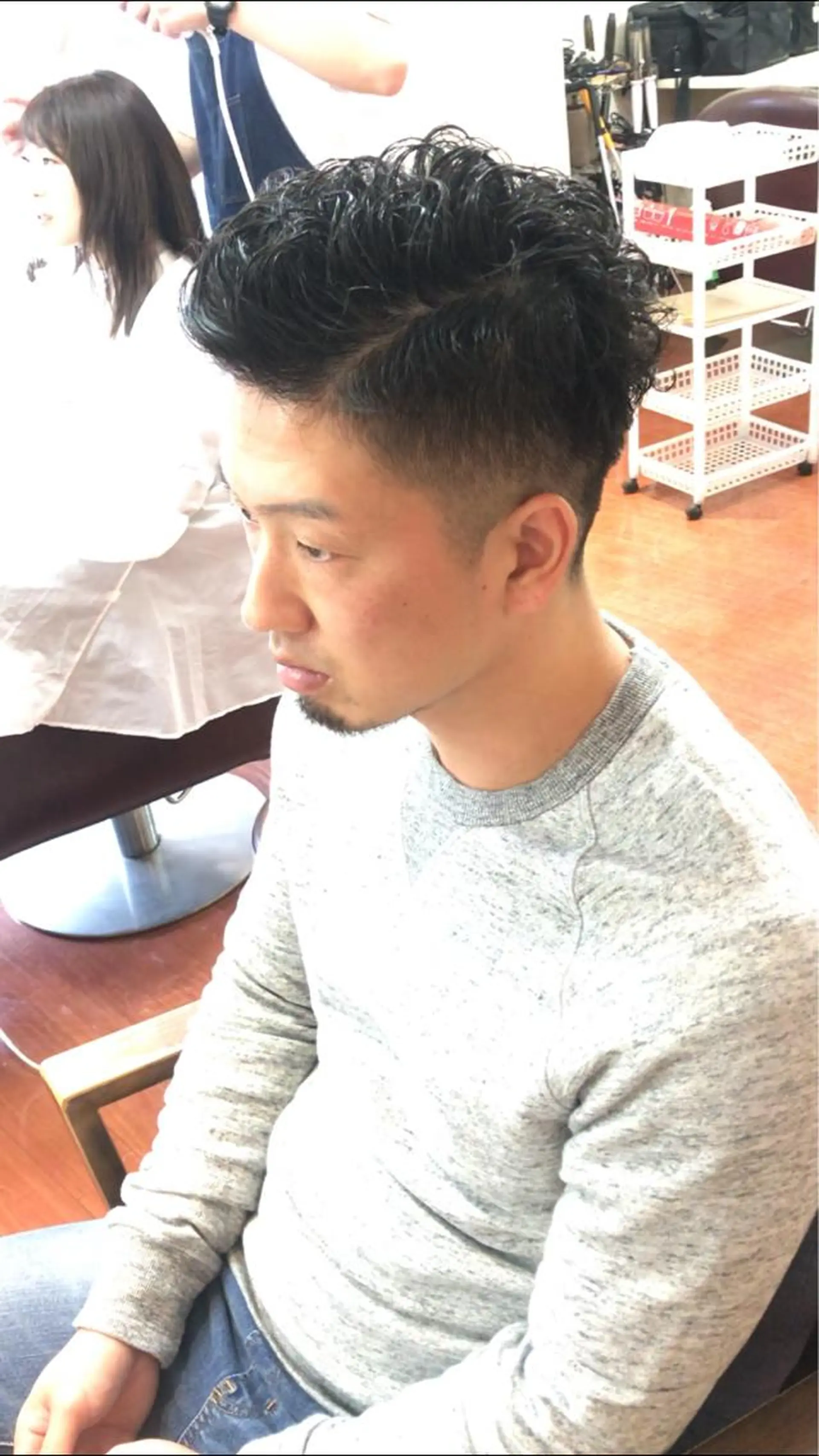 パーマ メンズ ヨシダ トオルのヘアスタイル