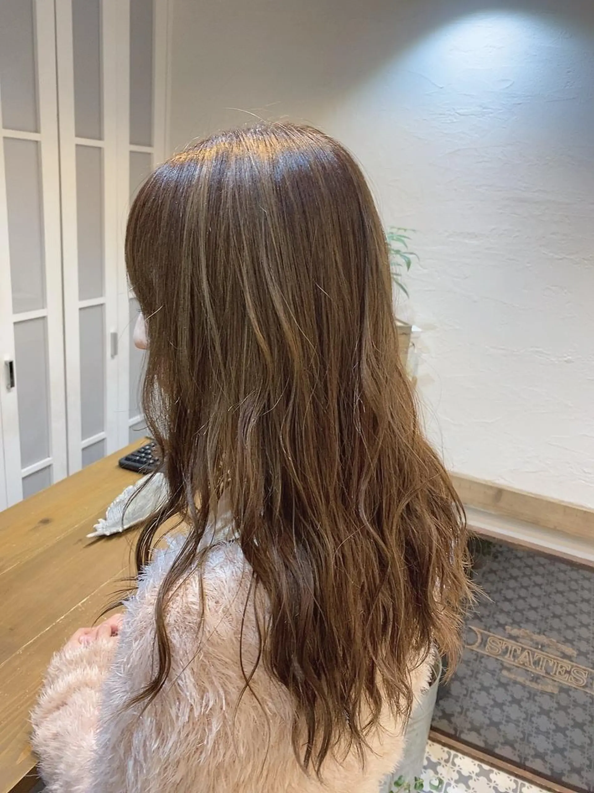 ロング カラー ベージュカラー 透明感カラー ハイライトカラー ボブ ハイライト 韓国ヘア☁️ mitsukiのヘアスタイル