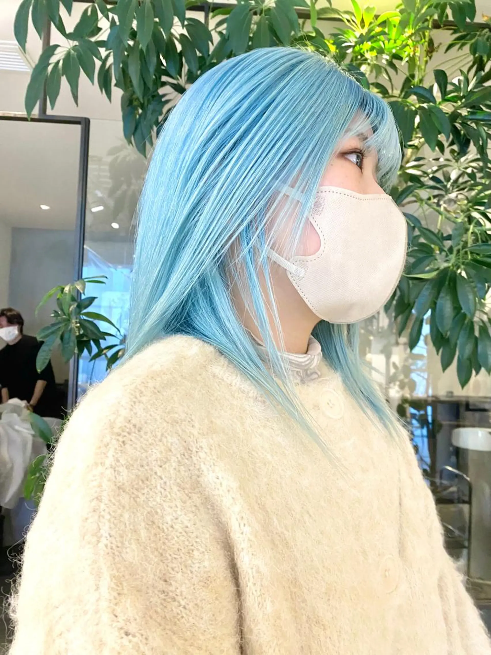 ミディアム Hair & make Lamp所属・梅田のブリーチ特化 美容師KAI🥰のヘアスタイル