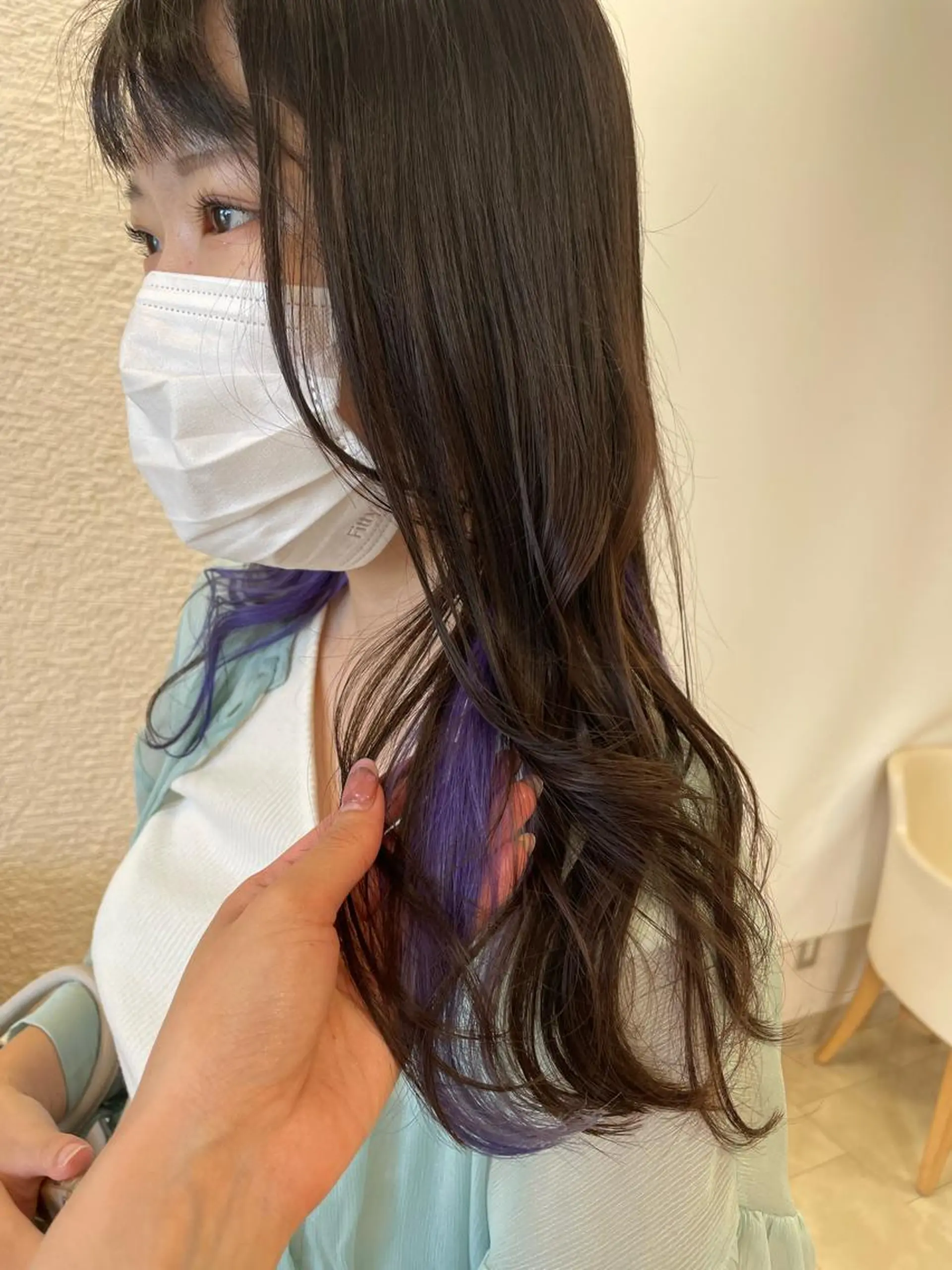 ロング カラー カット ヘアカラー ヘッドスパ ヘアセット 暖色レイヤー 🥀REIRIのヘアスタイル