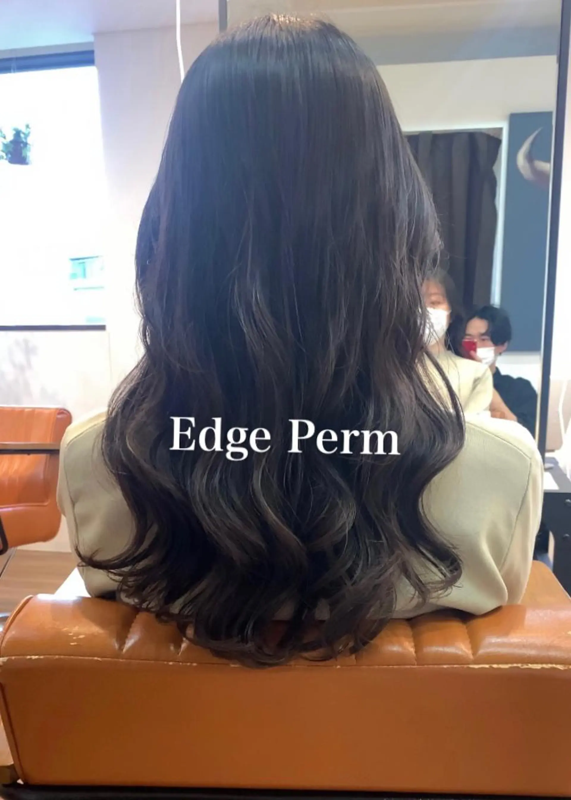 セミロング パーマ セミロングパーマ デジタルパーマ カット パーマ 古沢 新のヘアスタイル