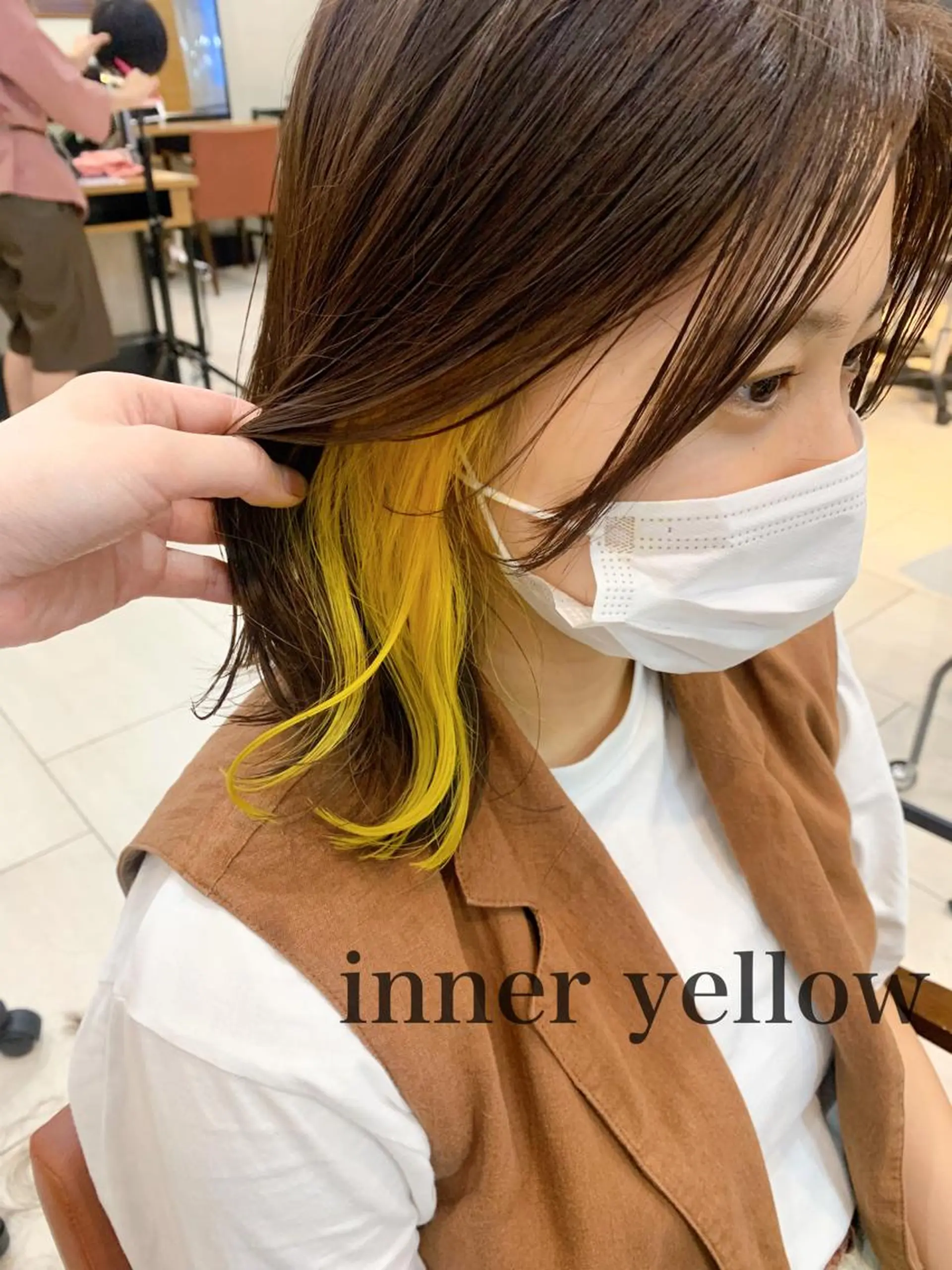 ミディアム カラー カット ヘアカラー トリートメント 🌱小顔ヘア/ボブ ミディアム/双葉🌱のヘアスタイル