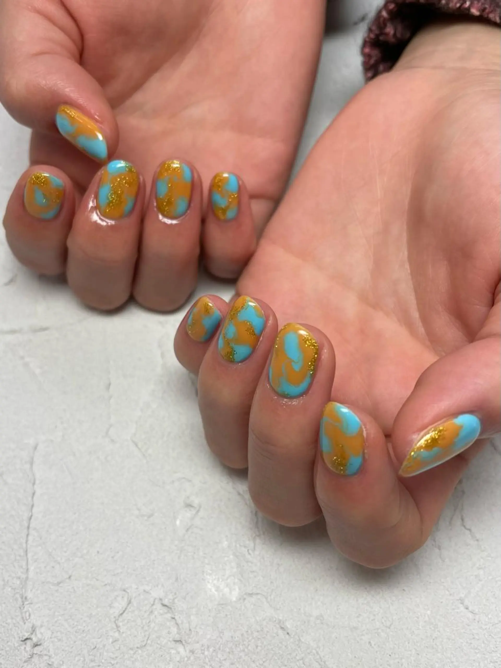 ネイル 大理石ネイル(マーブル) Nail salon Euphoria所属・Nail salon Euphoriaのネイルデザイン