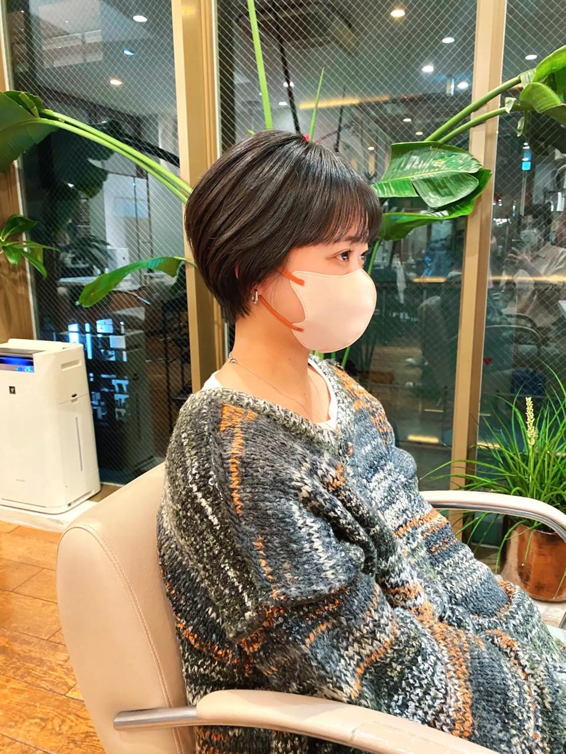 ショート カラー パーマ TYCHE GINZA所属・🍃服部 雅哉🍃銀座◎のヘアスタイル